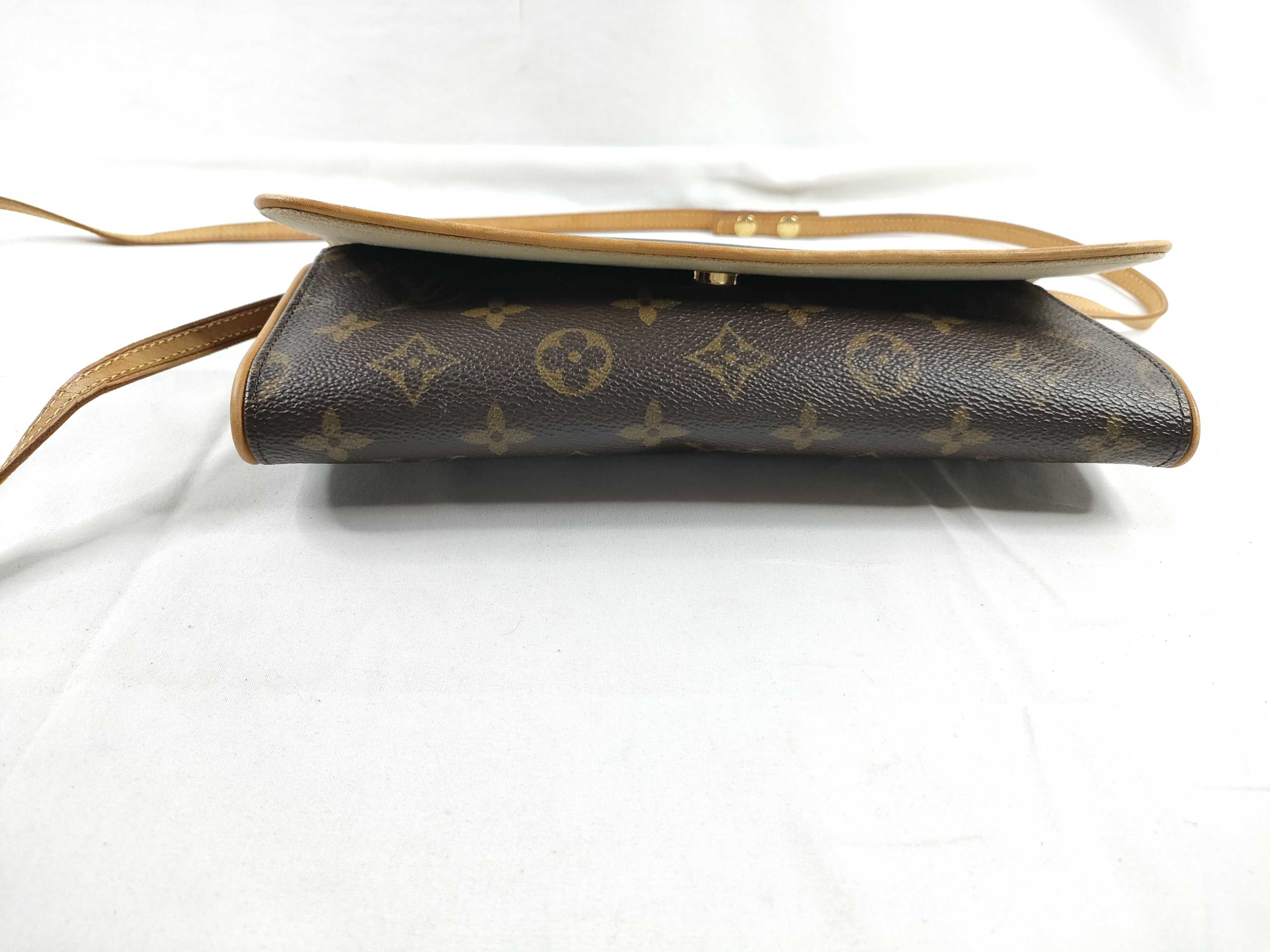 Monogram Pochette Twin GM M51852 FL1011 Brown Shoulder Bag — view 8
