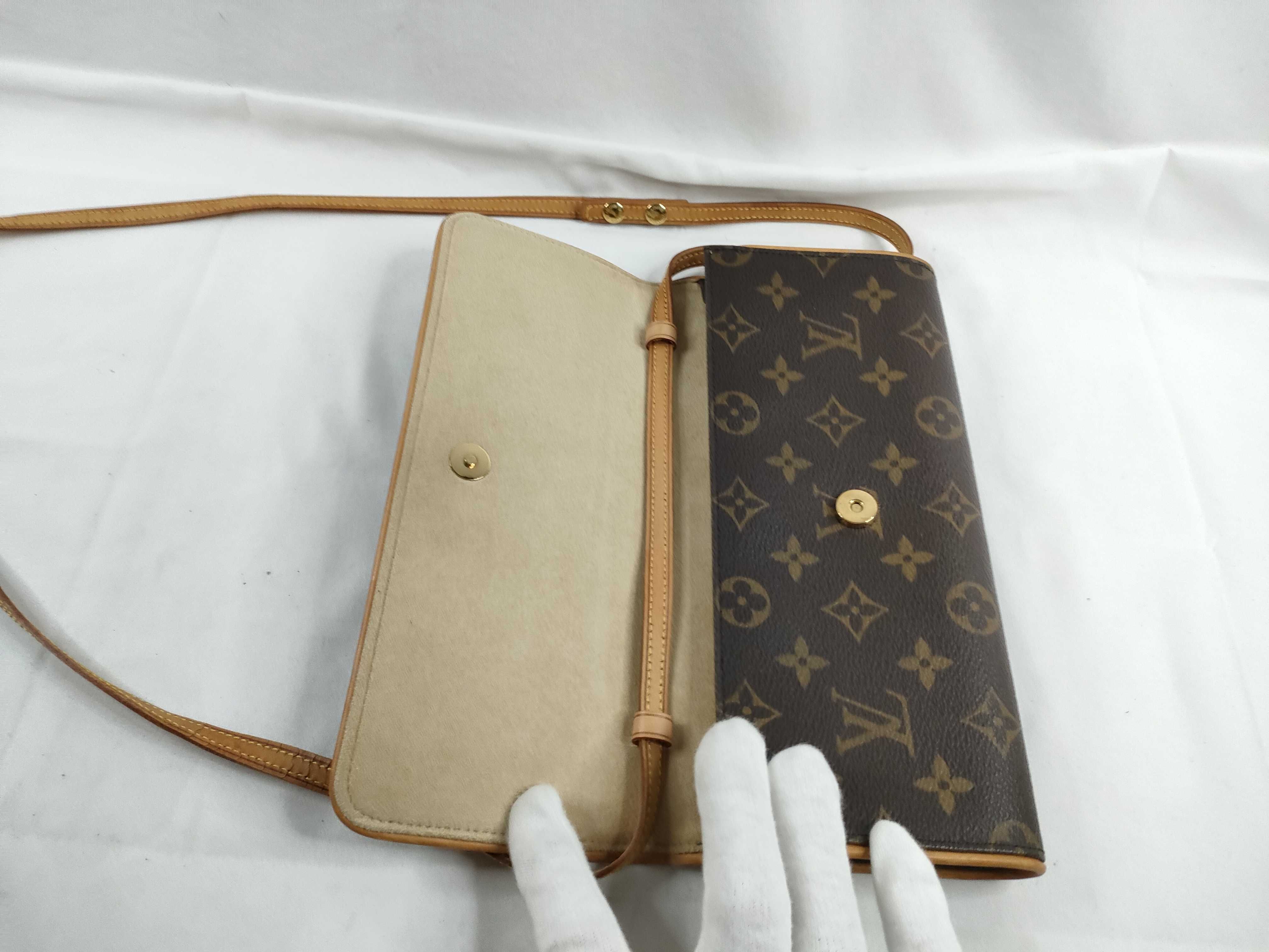 Monogram Pochette Twin GM M51852 FL1011 Brown Shoulder Bag — view 10