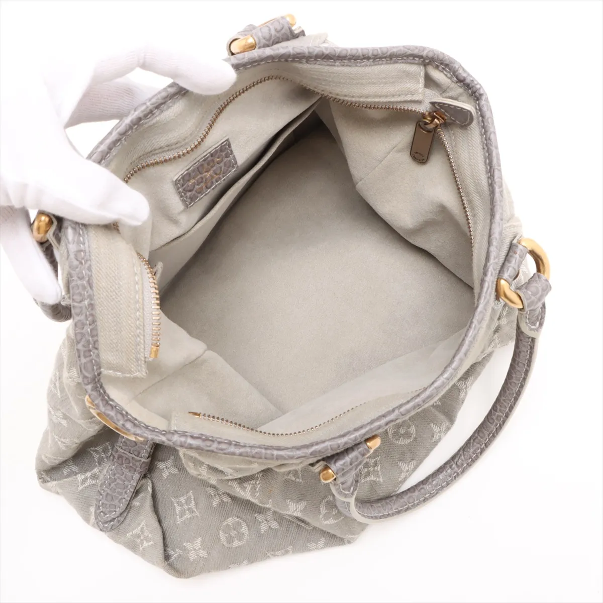 Monogram Denim Neocavy MM M95837 TH0069 Gray — view 8