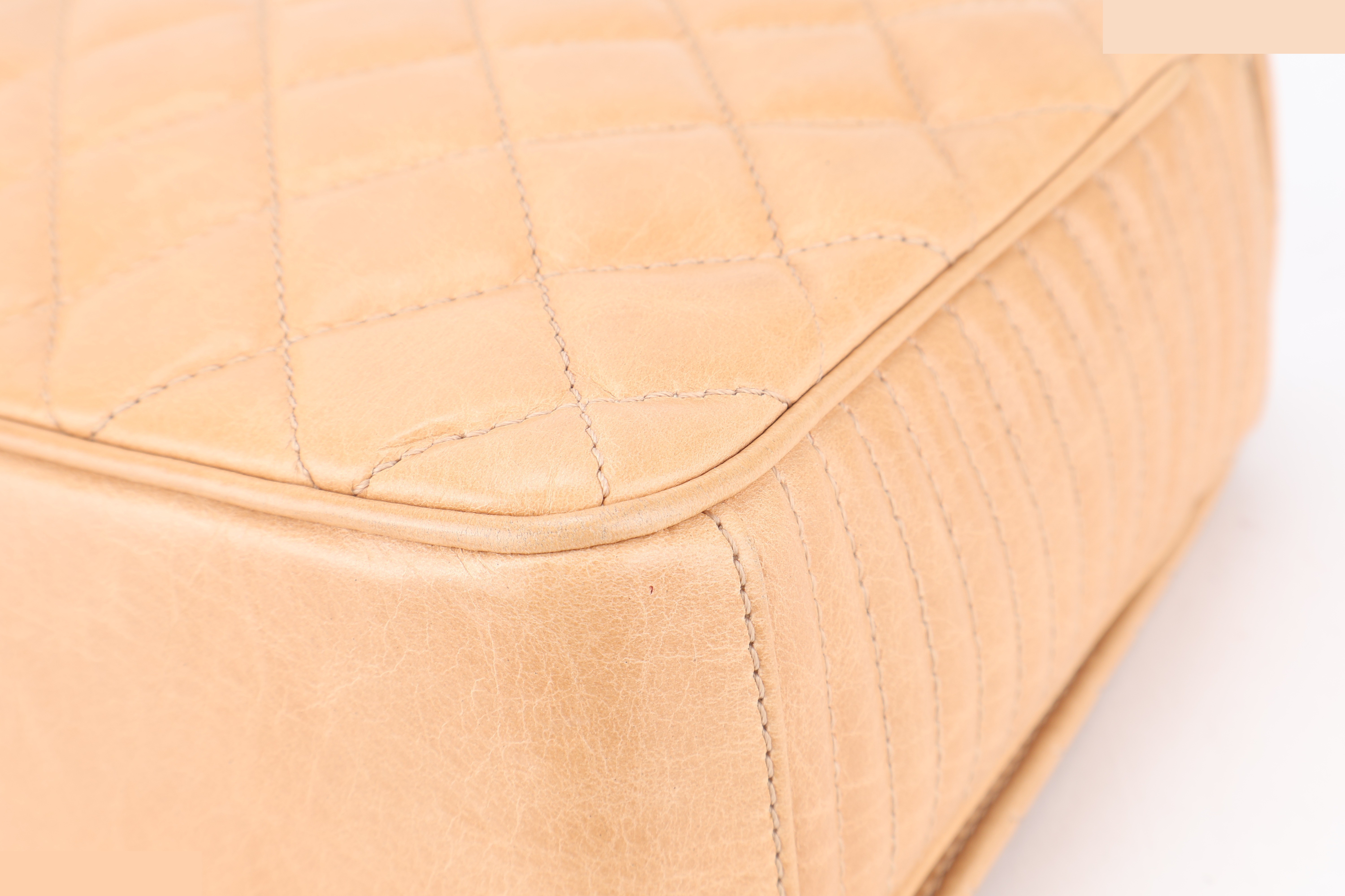 COCO BOY FLAP BEIGE LAMBSKIN RHW — view 5