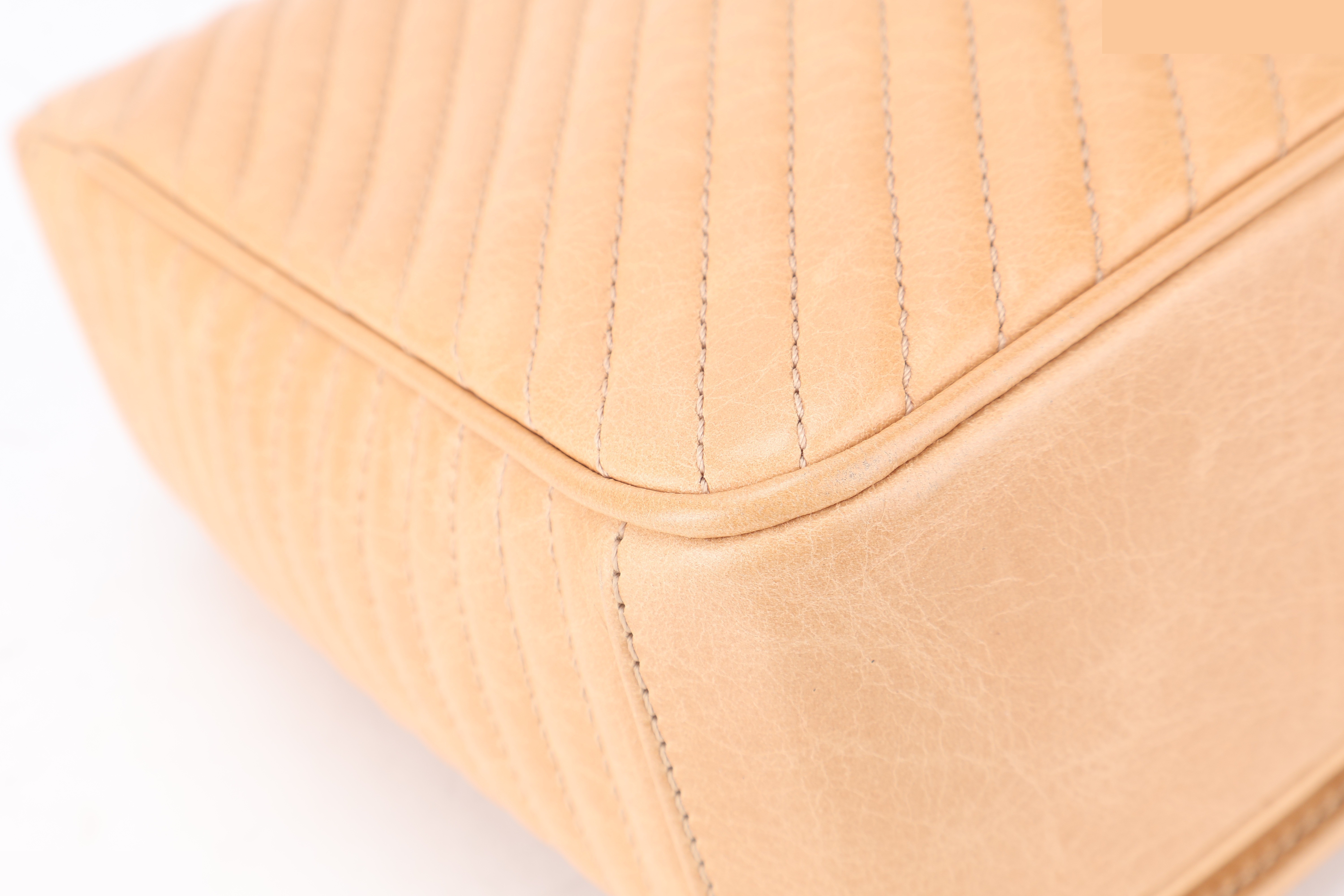 COCO BOY FLAP BEIGE LAMBSKIN RHW — view 6