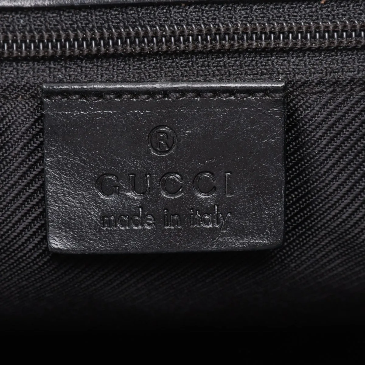 GG Canvas Jackie Canvas x Leather Shoulder Bag, Black — view 9