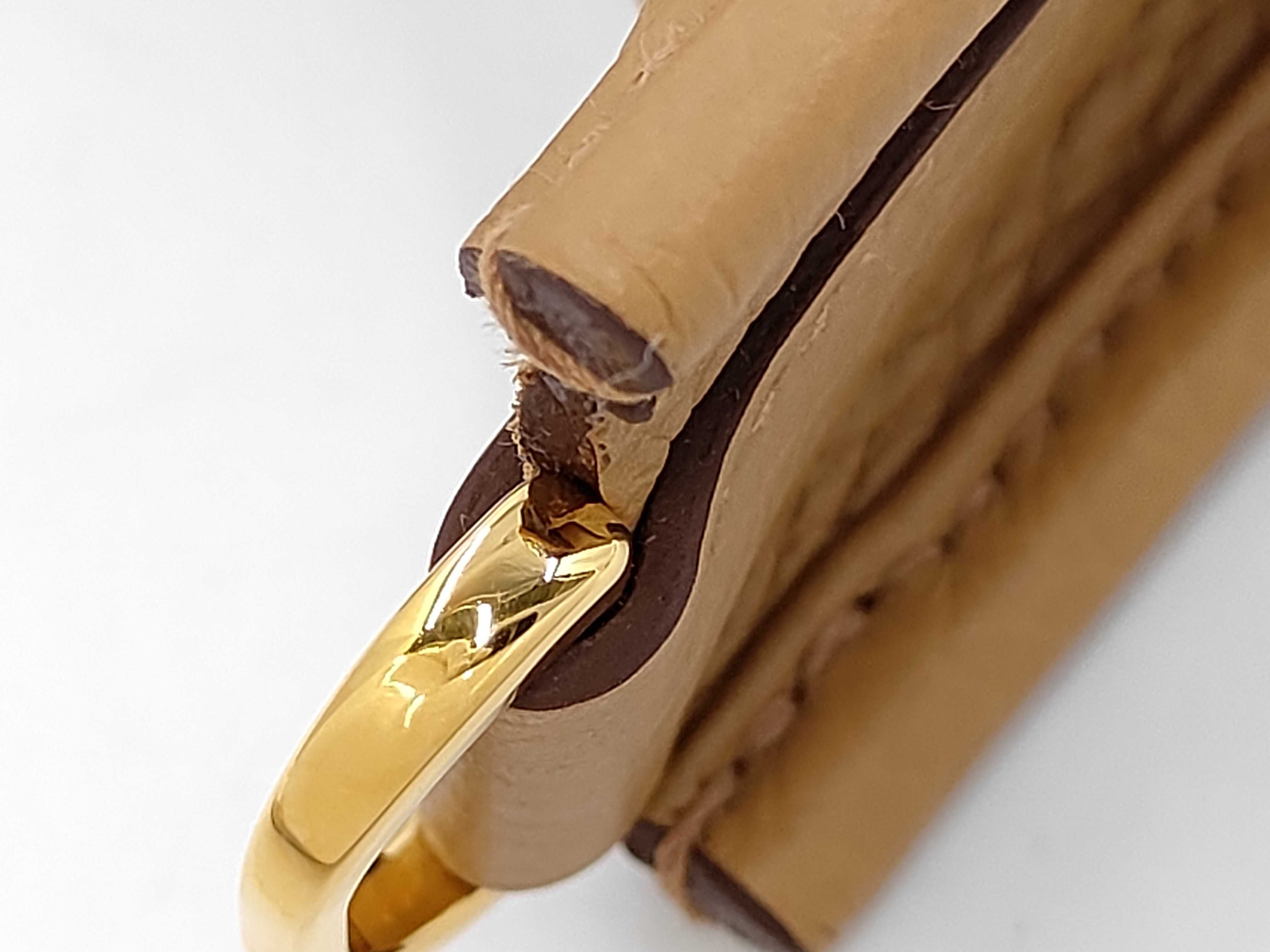 Evelyn 3 23 Biscuit Taurillon Clemence Gold hardware K engraved shoulder bag — view 7