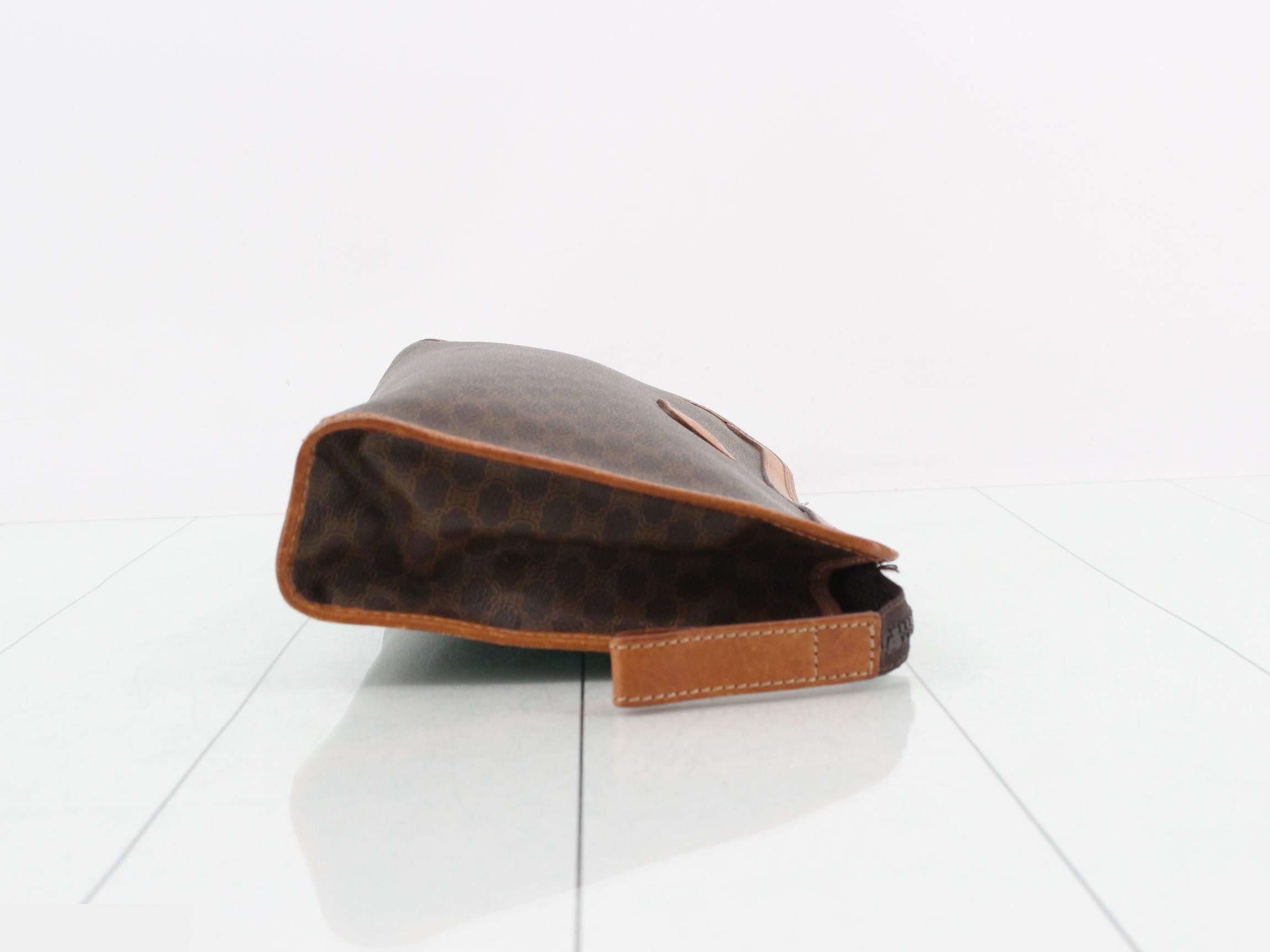 Macadam Clutch Bag, Brown, PVC — view 3