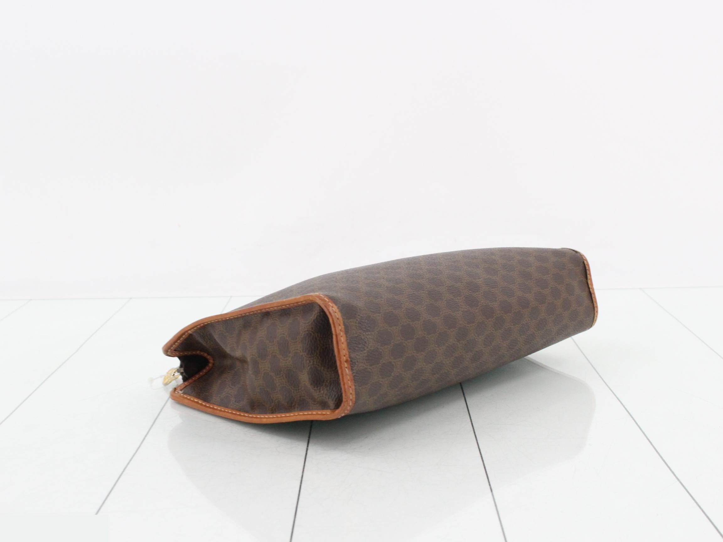 Macadam Clutch Bag, Brown, PVC — view 5
