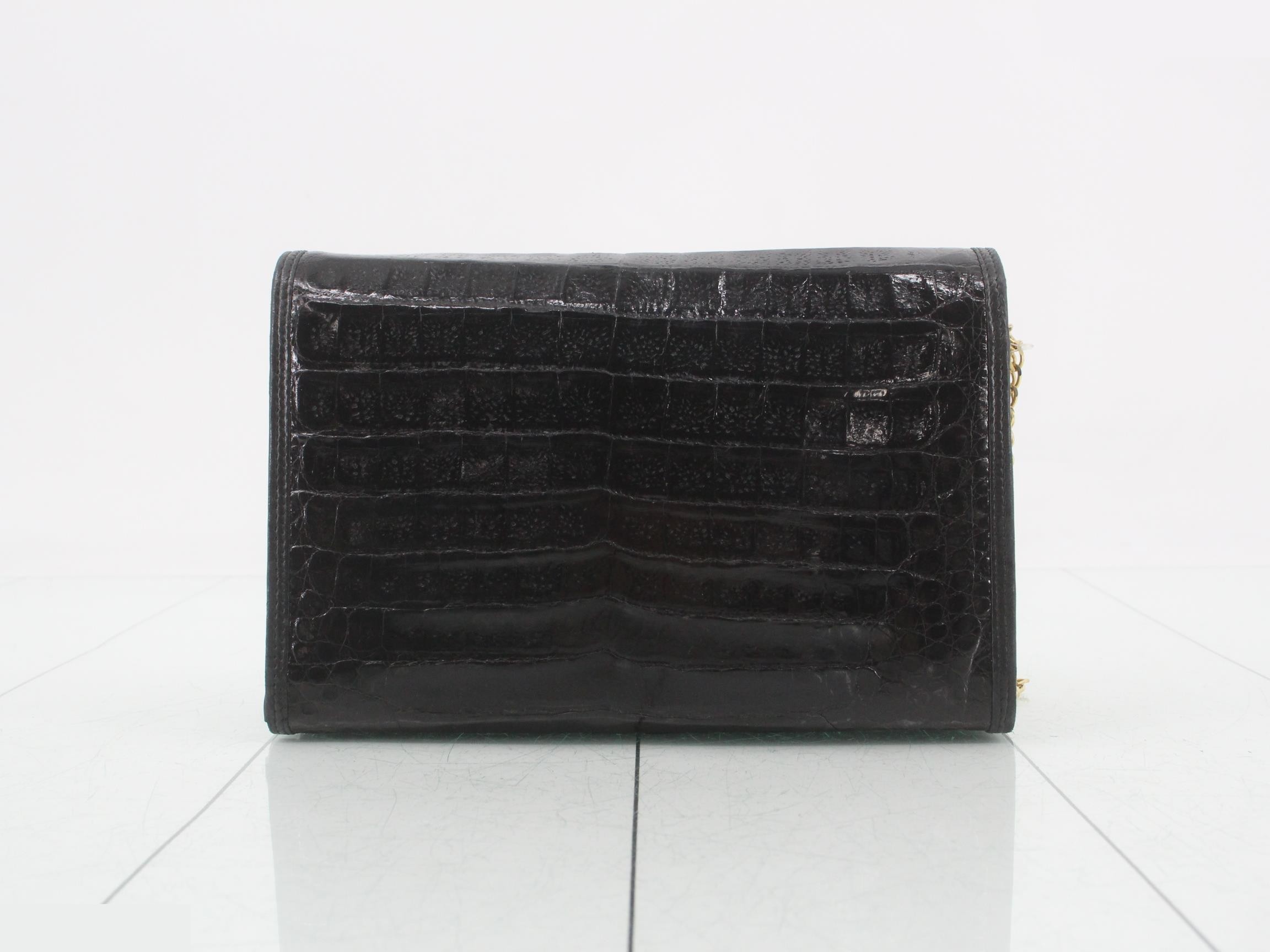 Crocodile shoulder bag — view 2