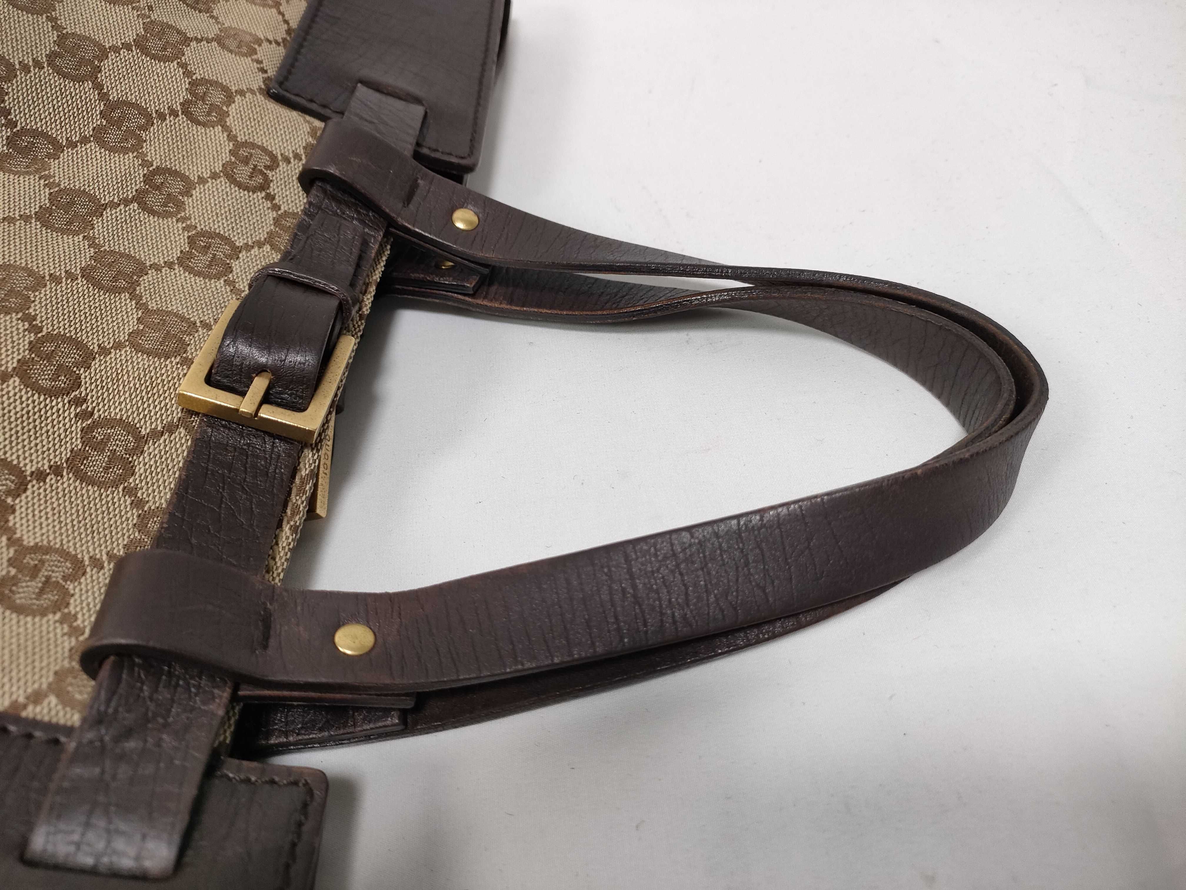 Jackie One Shoulder GG Canvas Black Shoulder Bag — view 7
