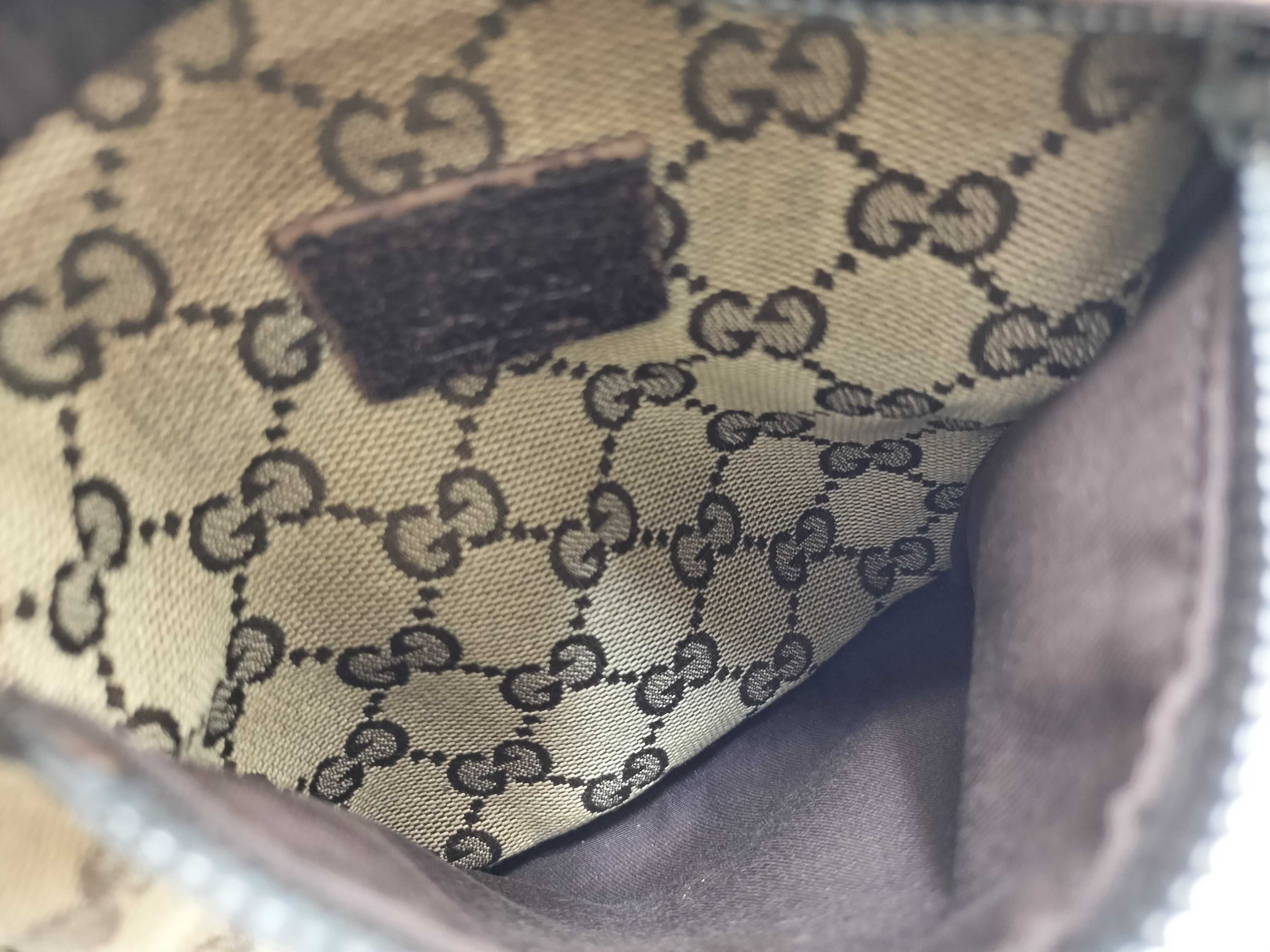 GG Canvas Waist Bag, Brown, 28566 — view 14
