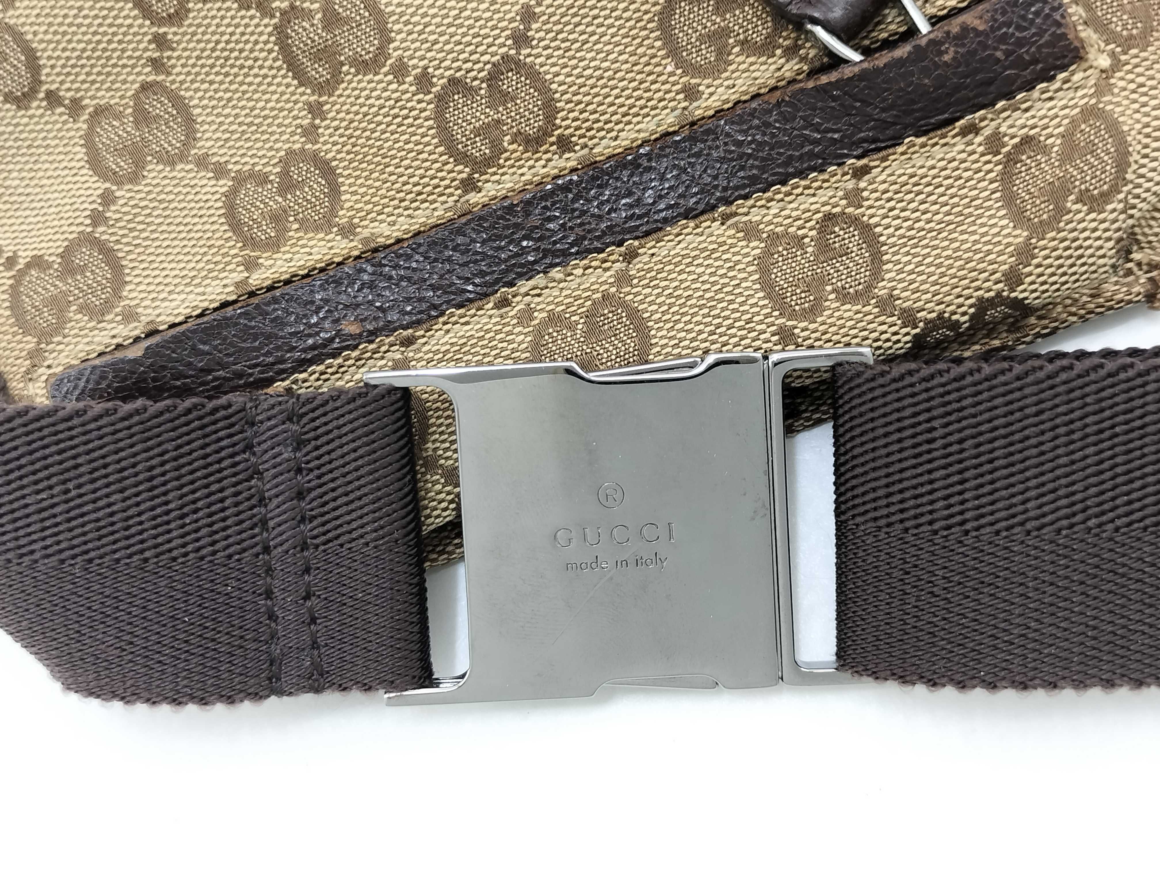 GG Canvas Waist Bag, Brown, 28566 — view 4
