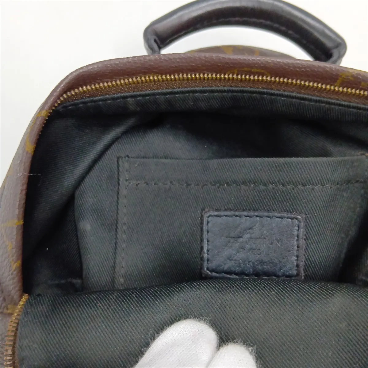 Monogram Palm Springs Backpack MINI M44873 CA1109 Brown (RFID detected) — view 11