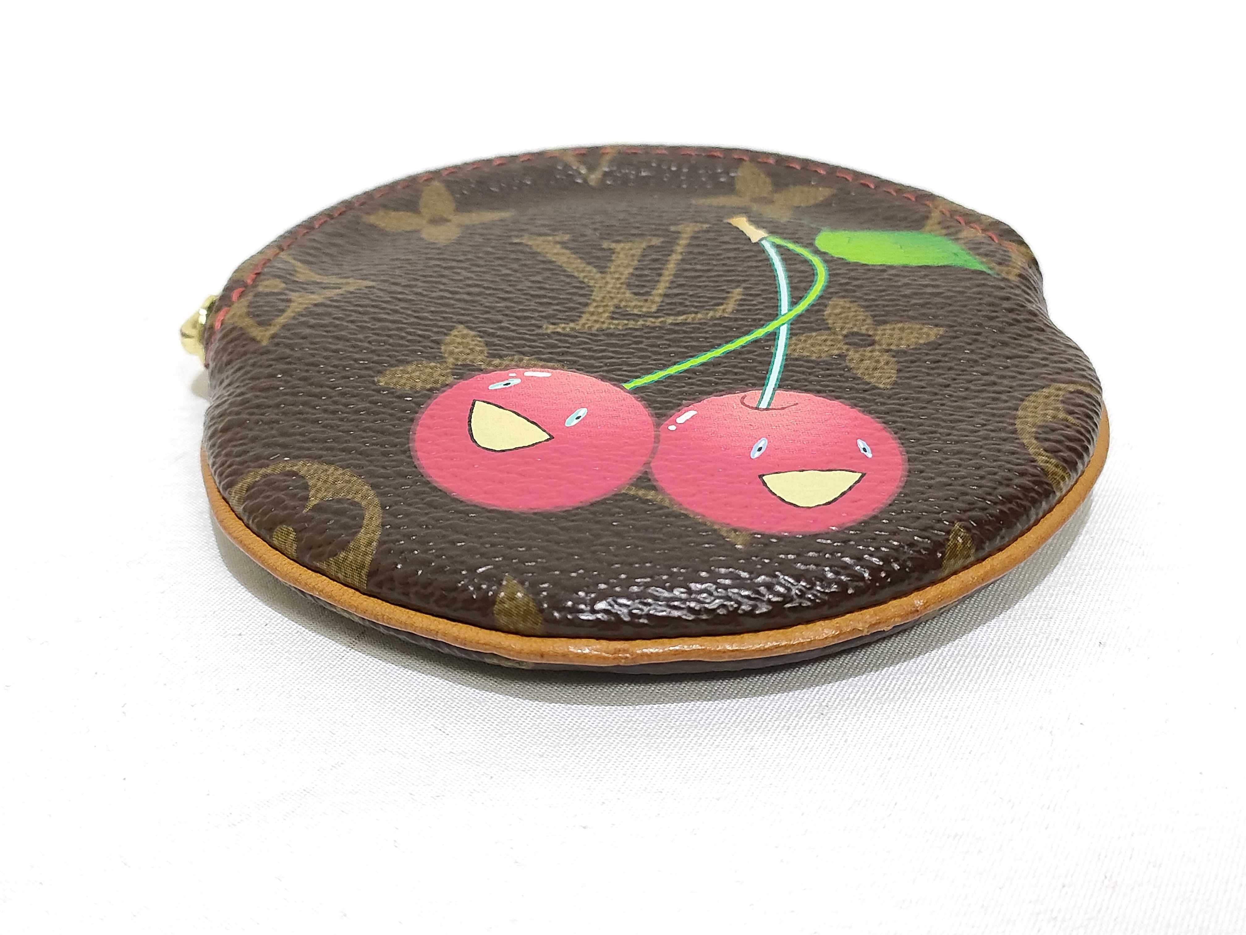 Monogram Cherry Murakami Takashi Coin Case — view 3