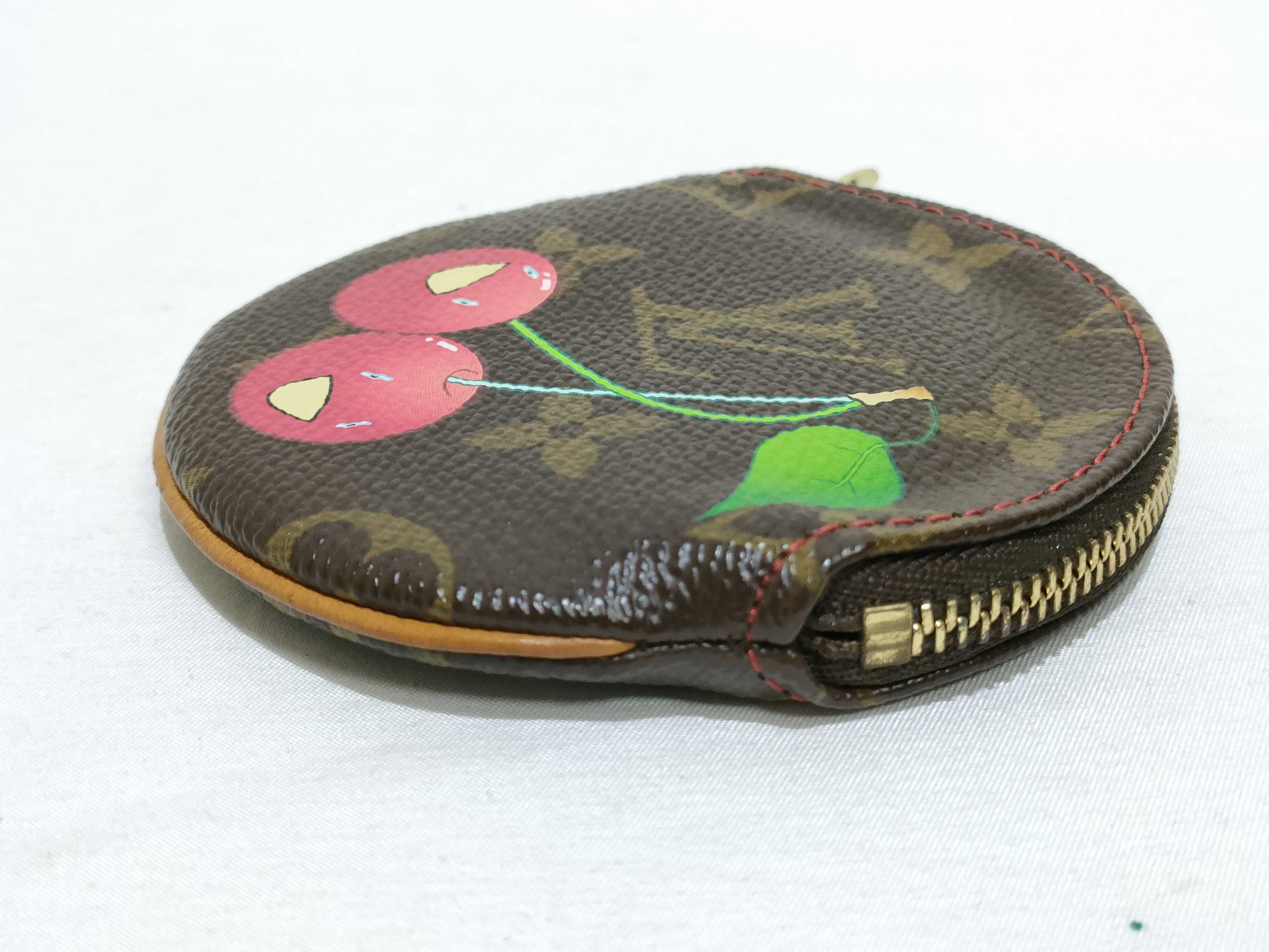 Monogram Cherry Murakami Takashi Coin Case — view 4