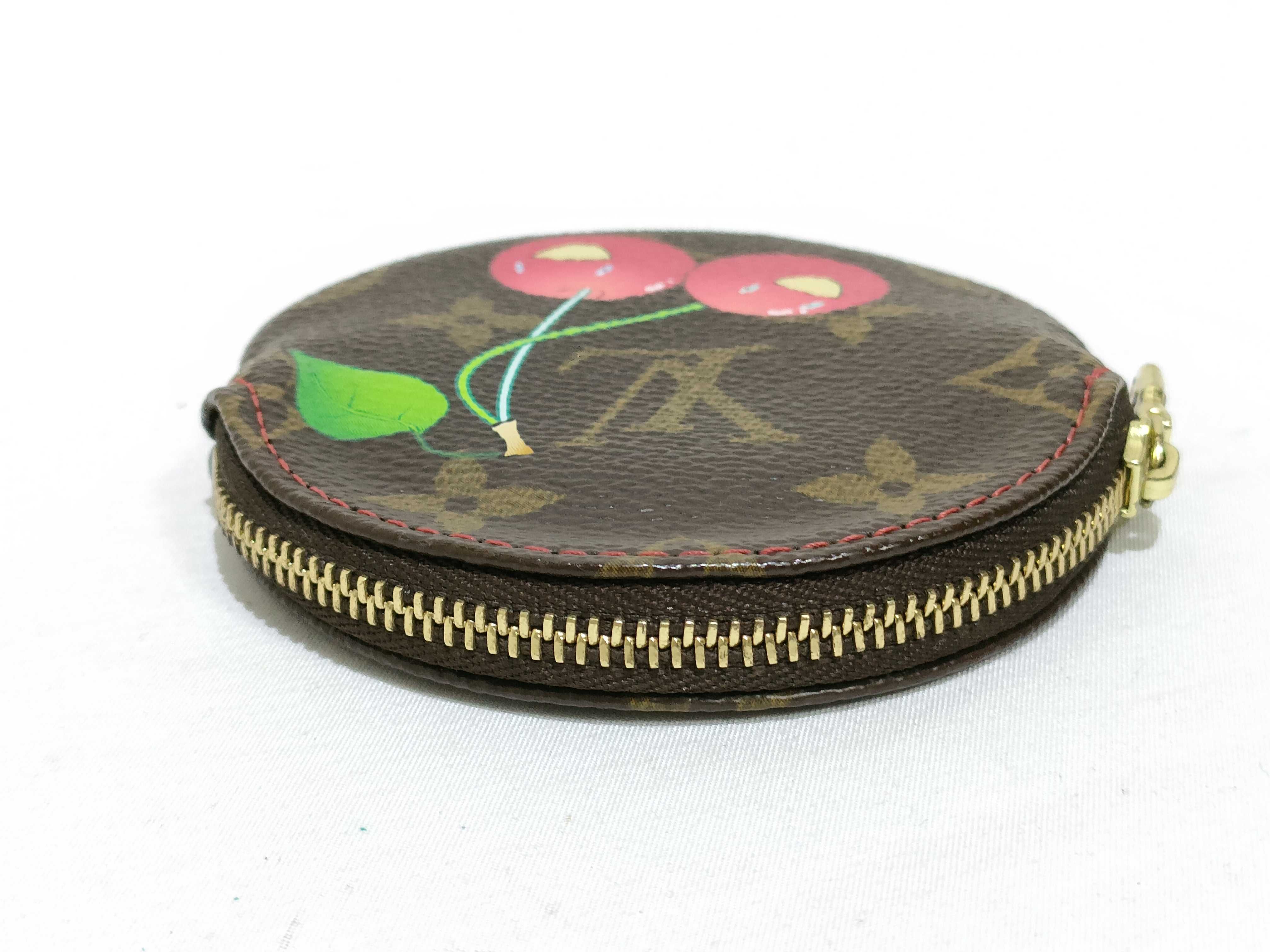 Monogram Cherry Murakami Takashi Coin Case — view 5