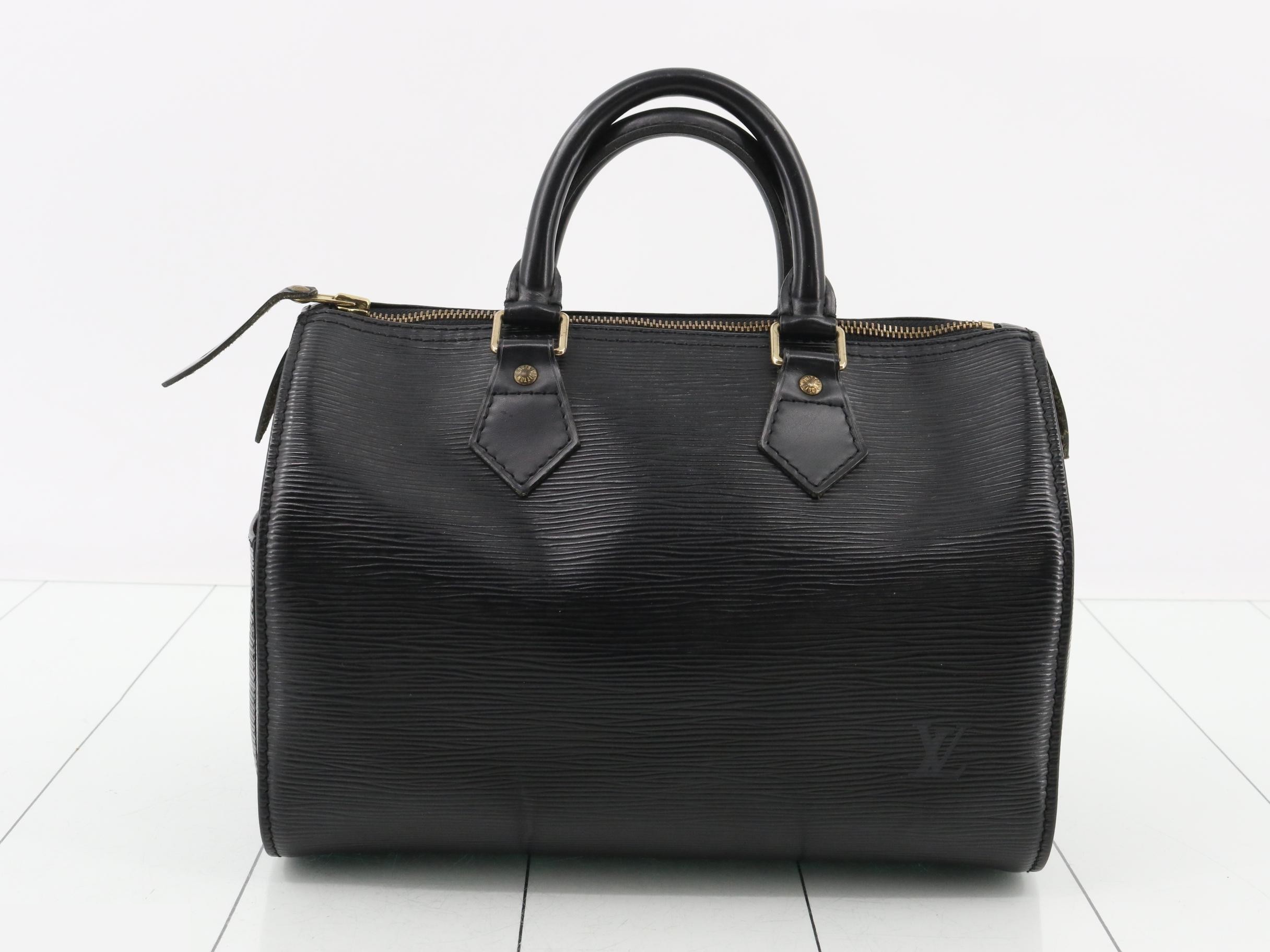 Speedy Epi Handbag, Black — view 2