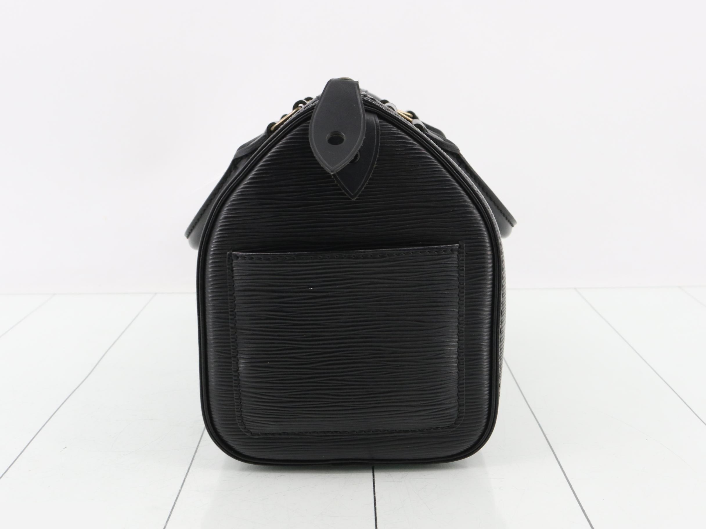 Speedy Epi Handbag, Black — view 3