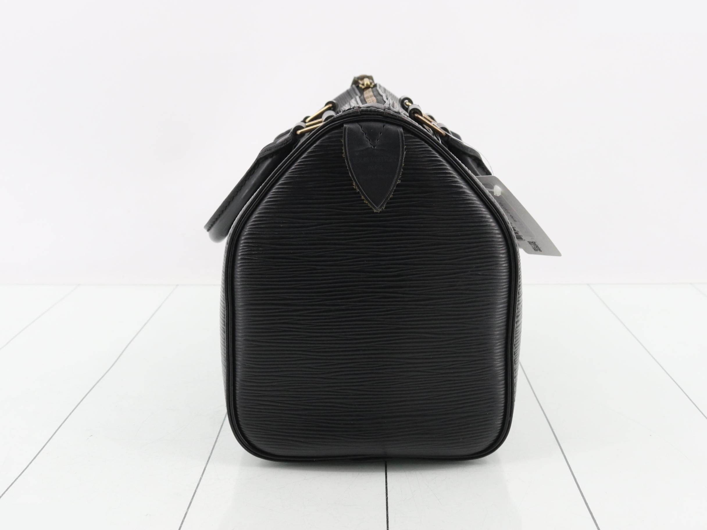 Speedy Epi Handbag, Black — view 4