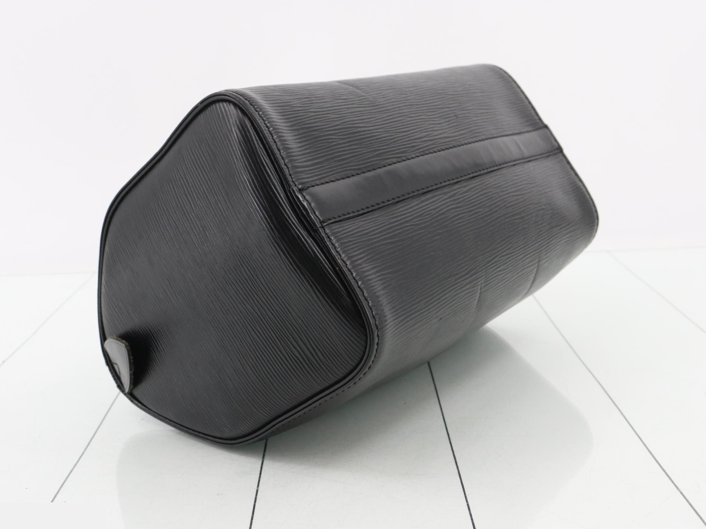 Speedy Epi Handbag, Black — view 5