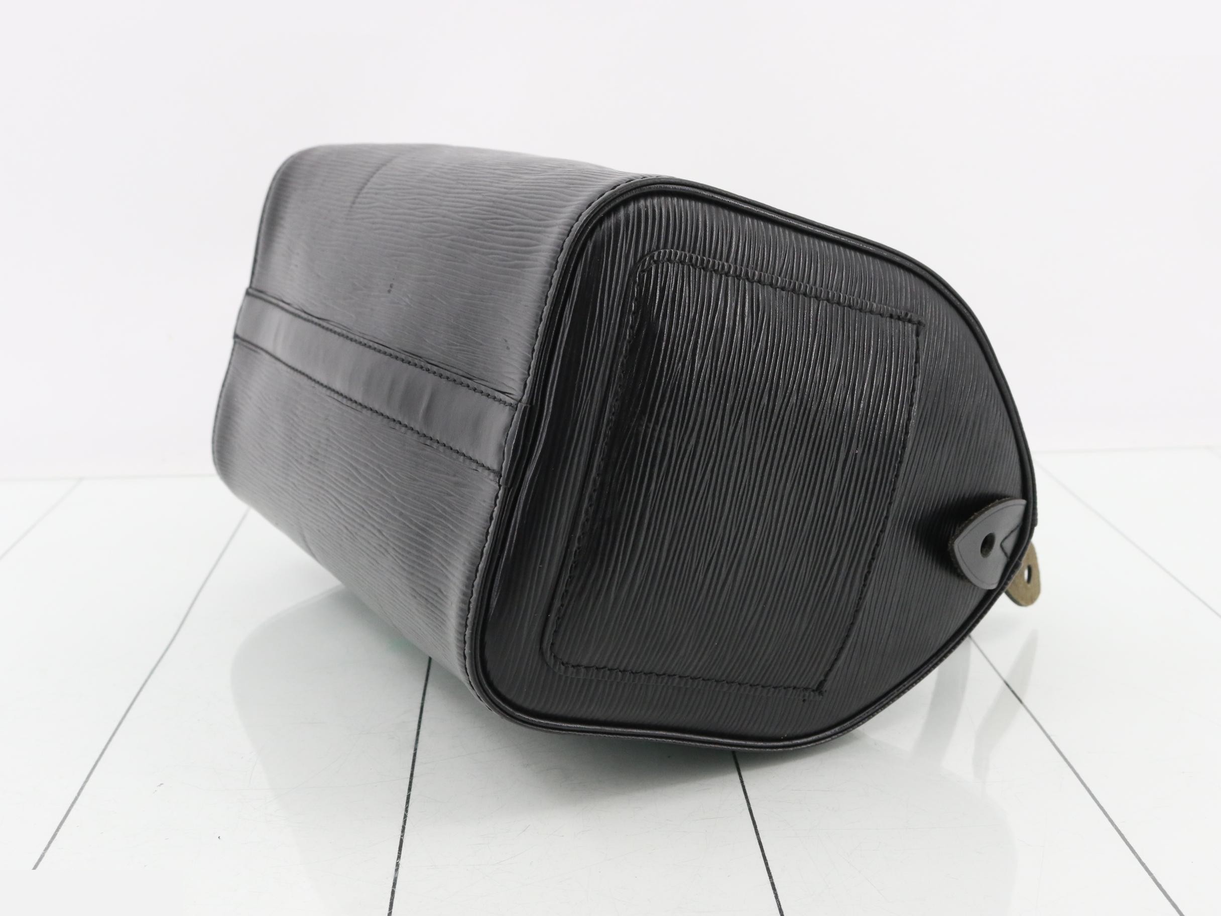 Speedy Epi Handbag, Black — view 6