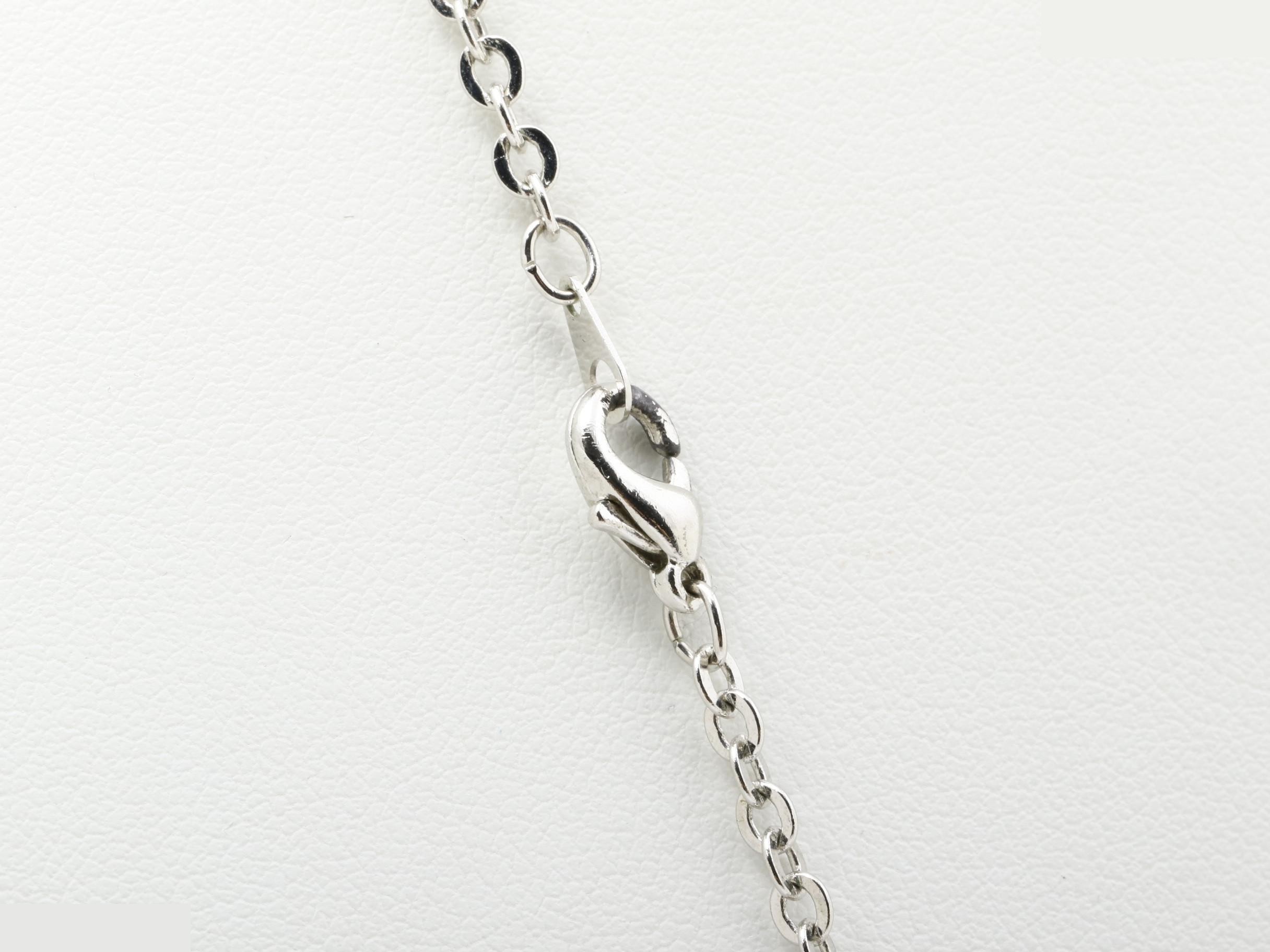 2C logo pendant top, chain approximately 58cm — view 5