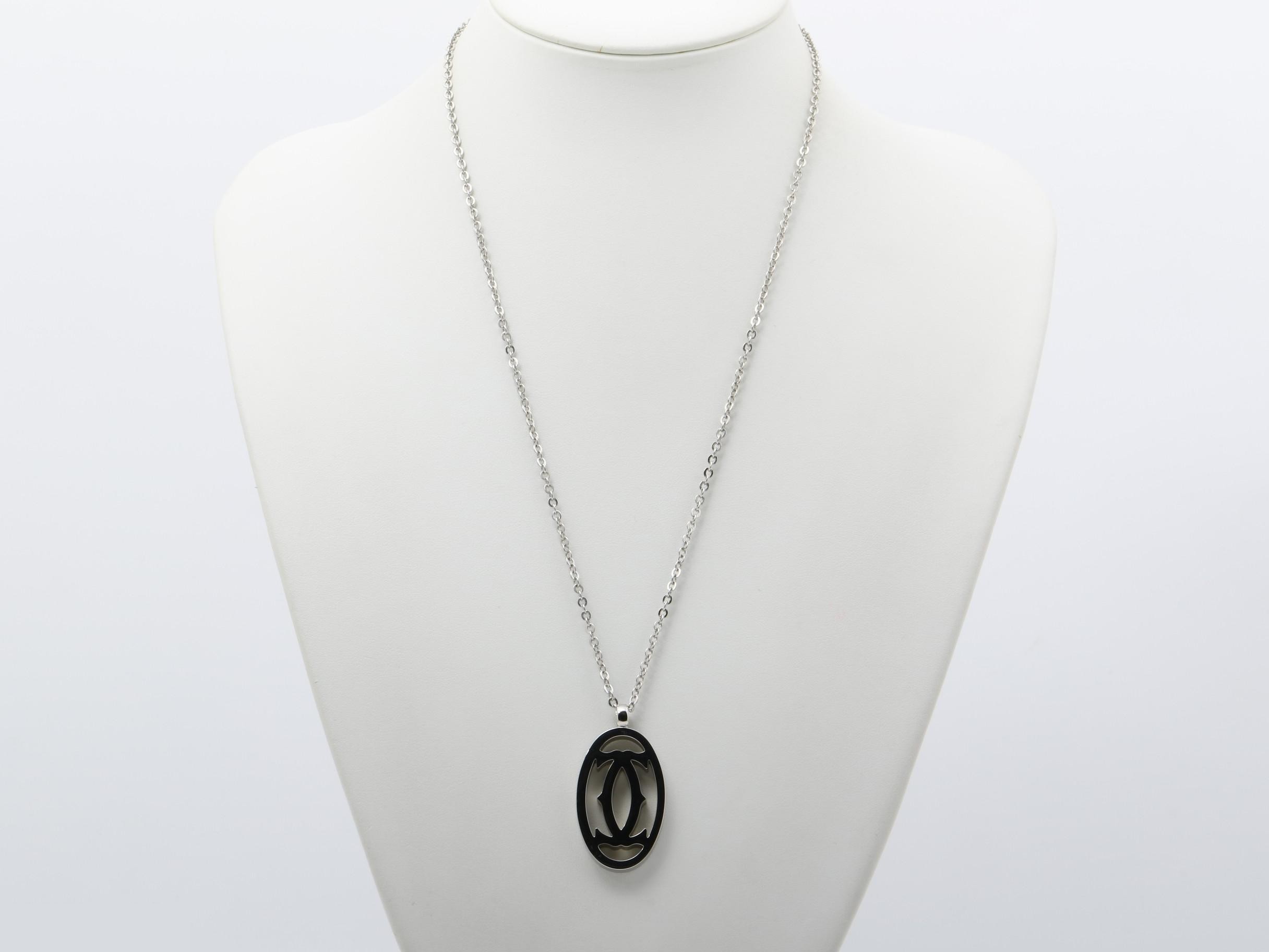 2C logo pendant top, chain approximately 58cm — view 6