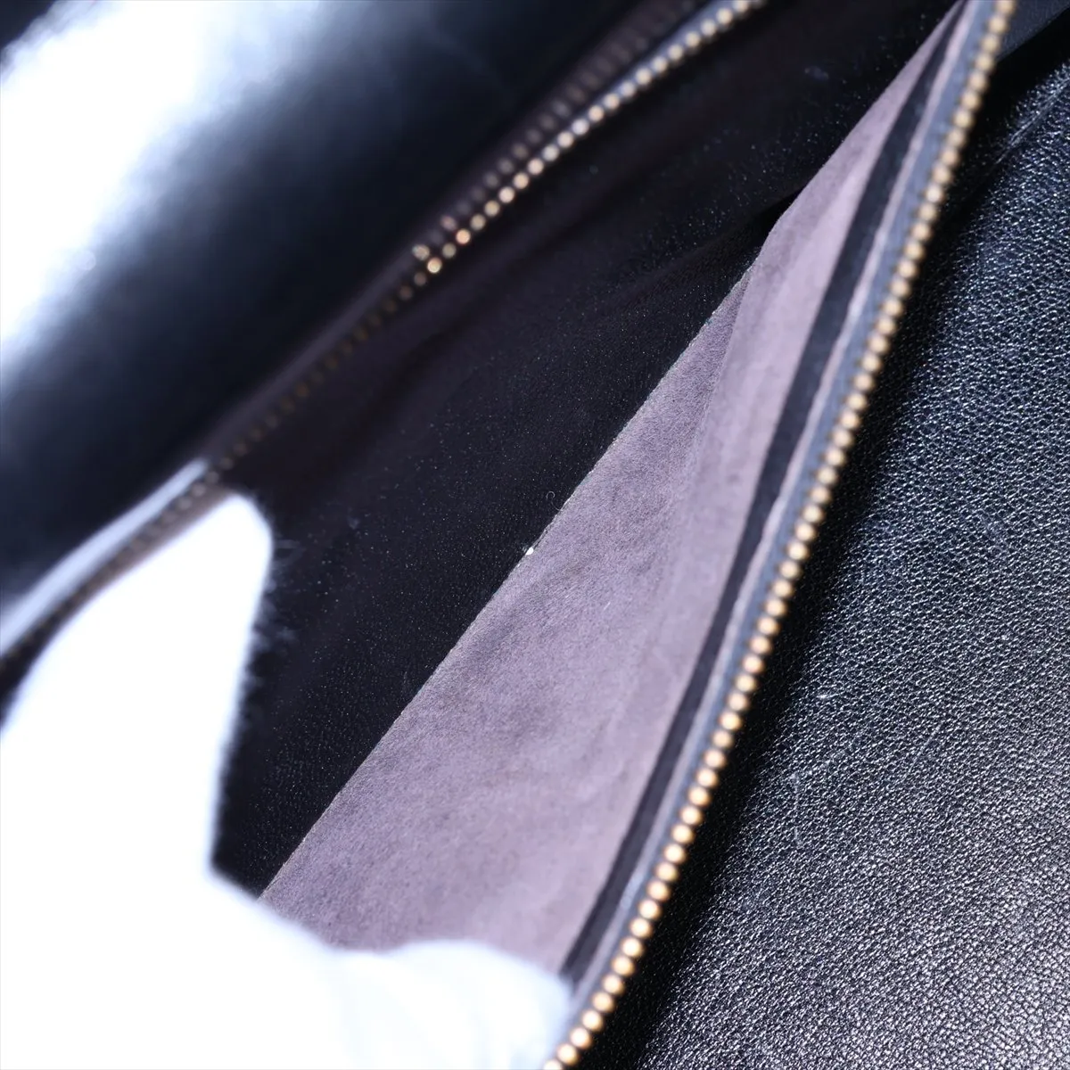 [Individually packaged] Hermes Kelly 28 Letournée Box Calf Black Gold Hardware F: 1976 Cadena lock is difficult to open — view 8