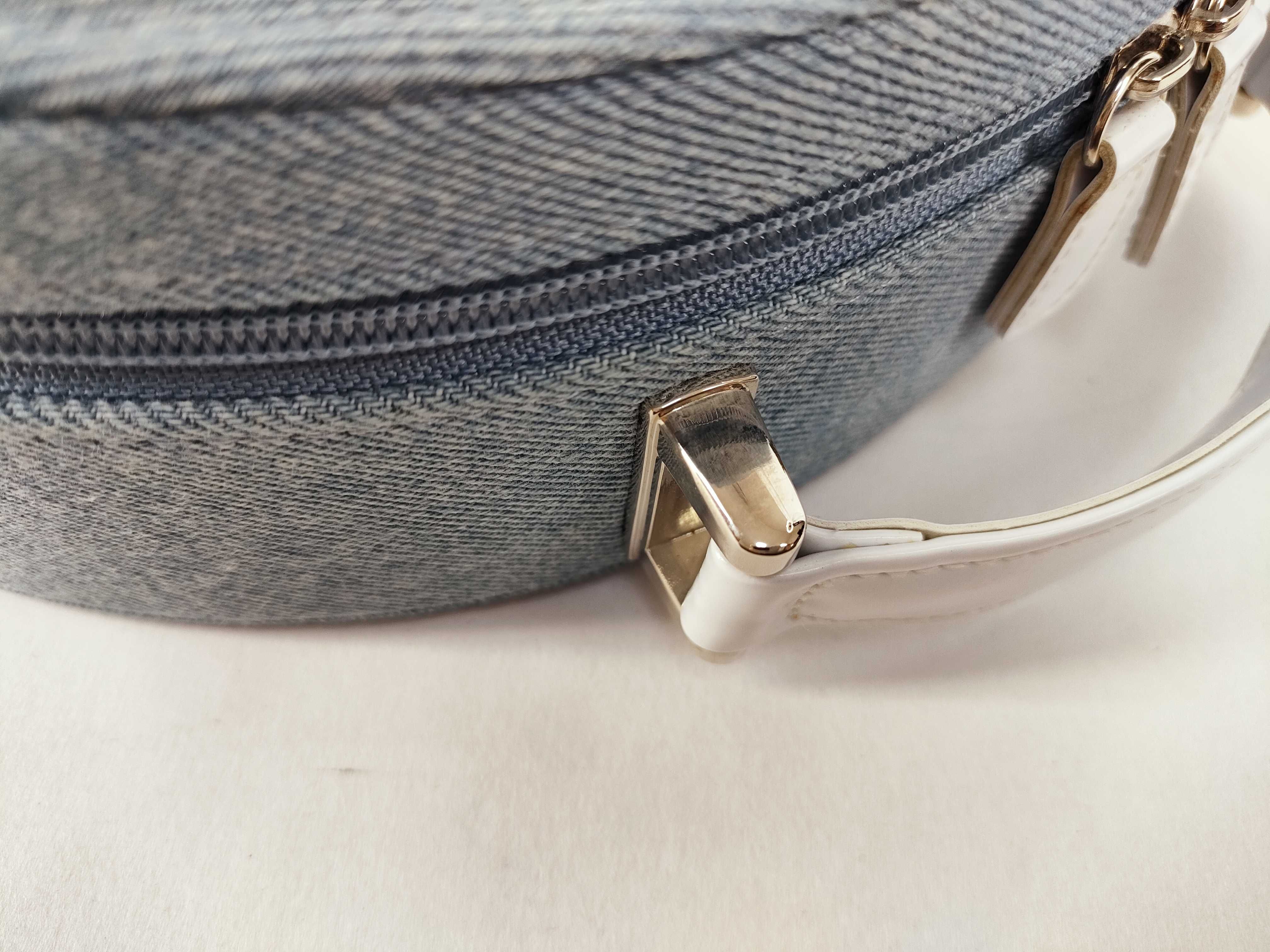 denim cosmetic box vanity bag — view 5