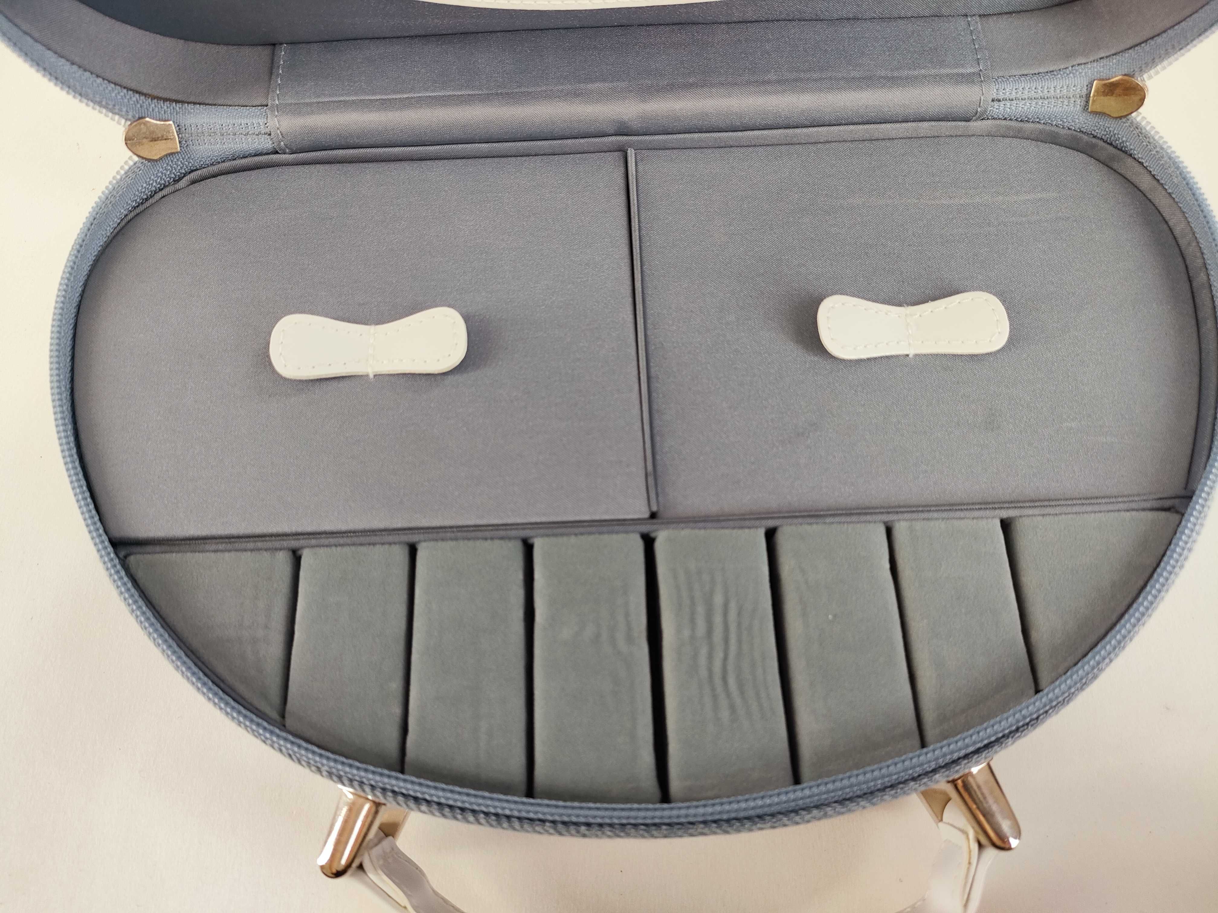denim cosmetic box vanity bag — view 10