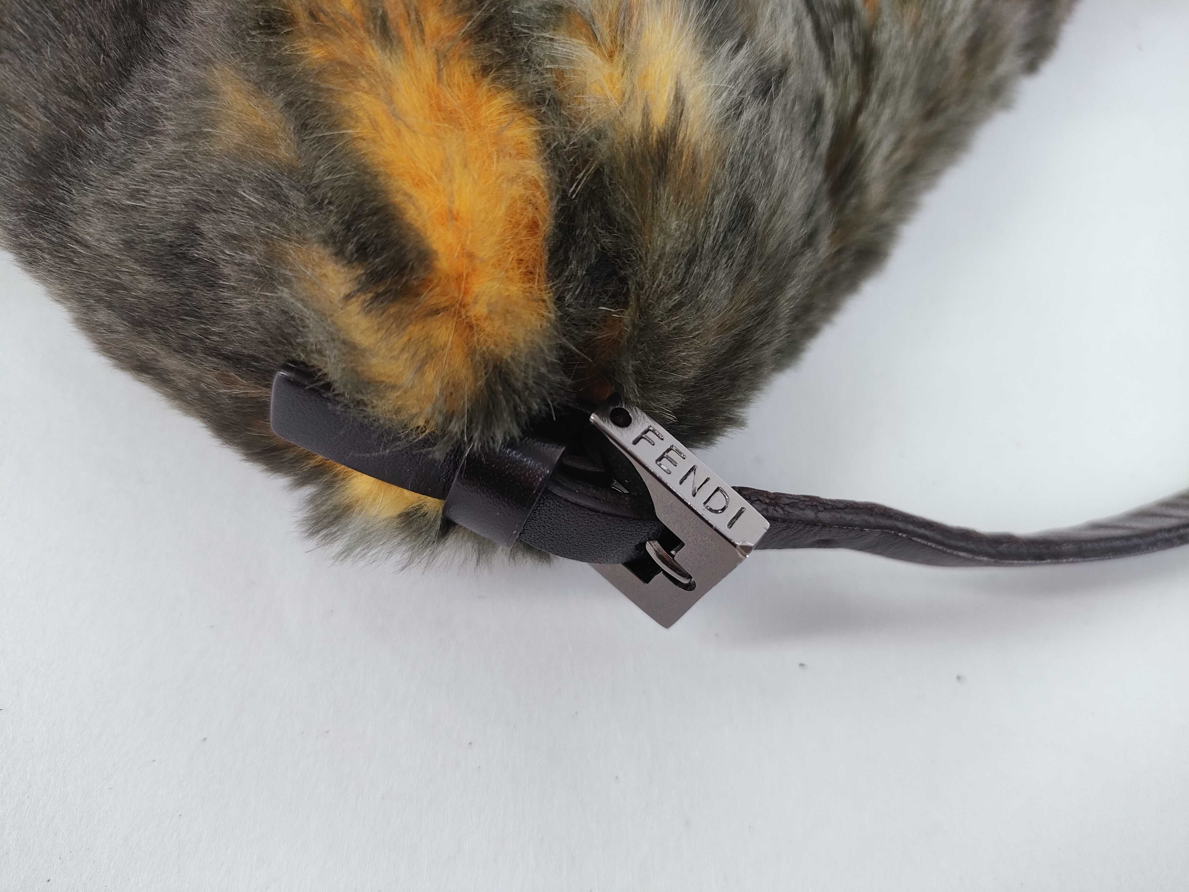 Mamma Fendi Fur Jungle Mamma Bucket Shoulder Bag — view 5