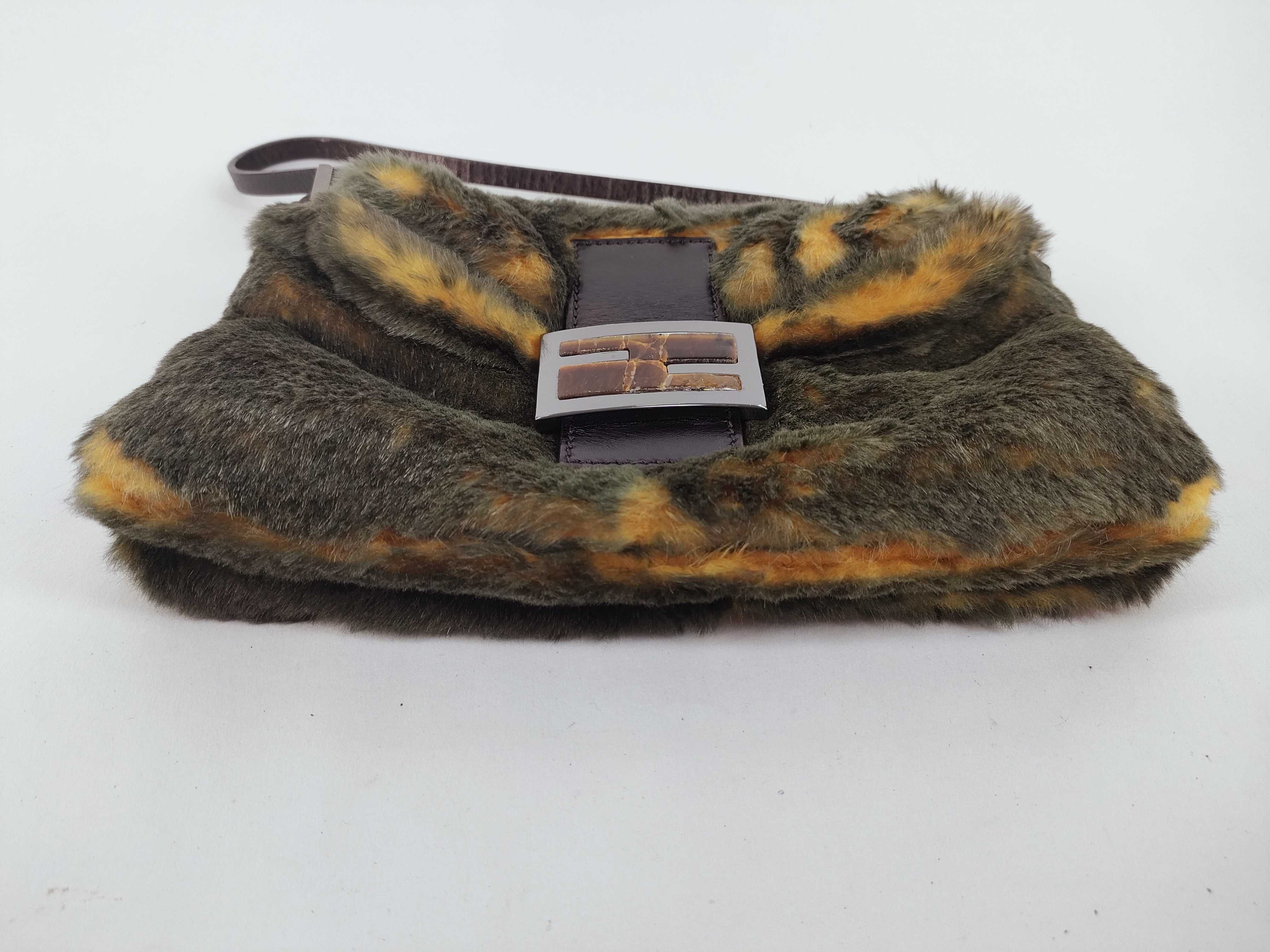 Mamma Fendi Fur Jungle Mamma Bucket Shoulder Bag — view 7