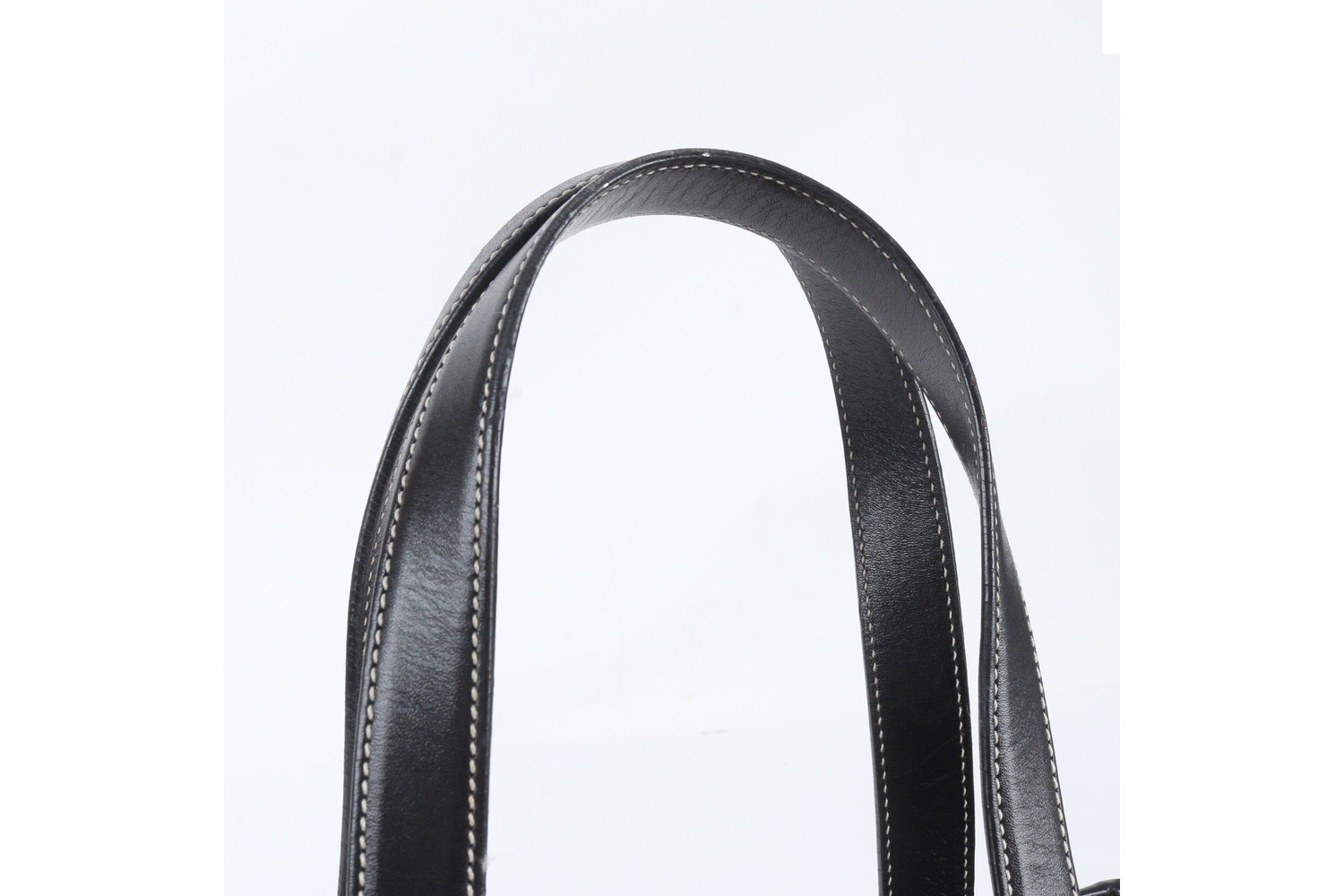 Anagram Repeat Canvas Leather Tote Bag — view 2