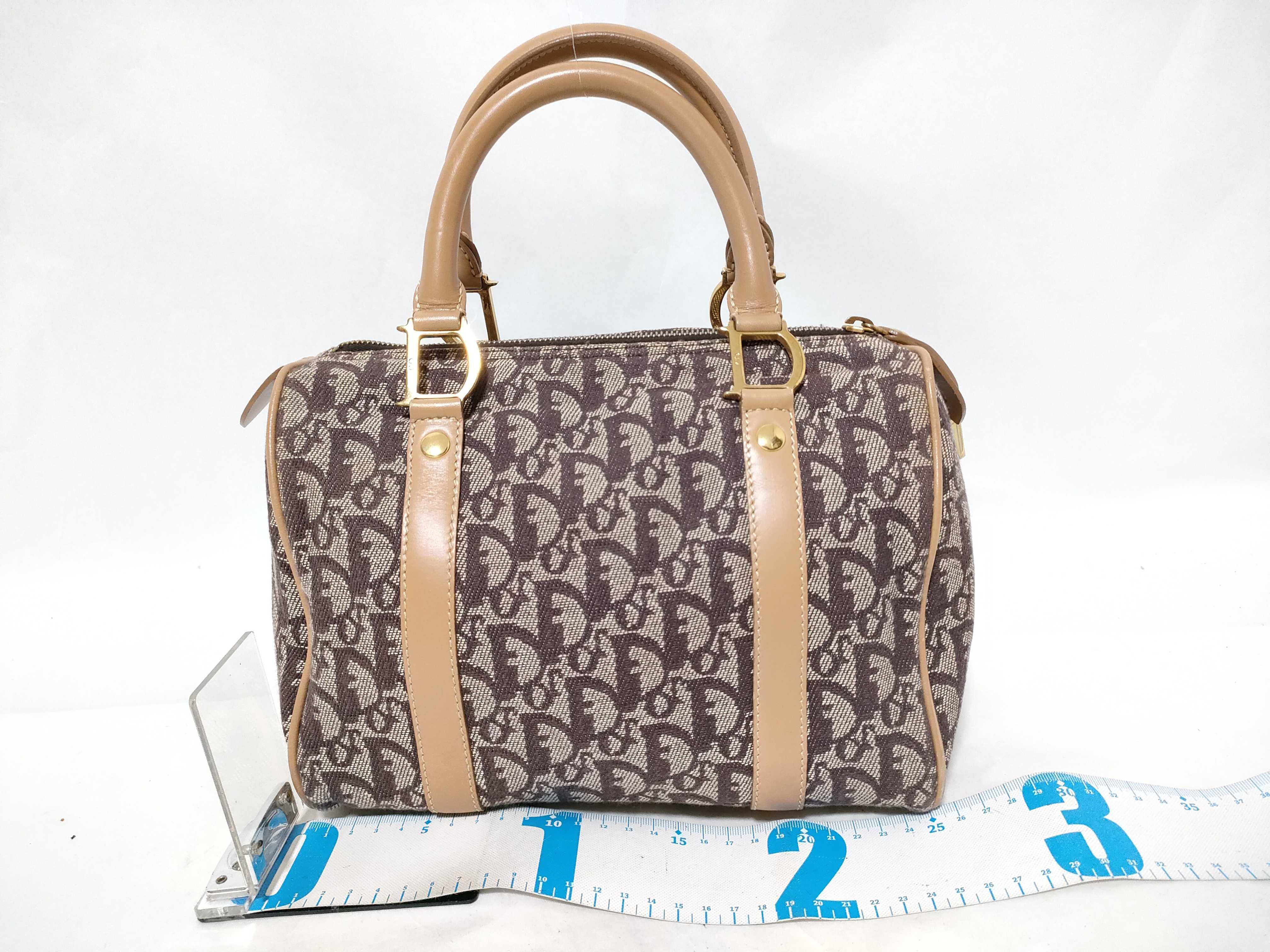Trotter Dior Canvas Boston Bag — view 2