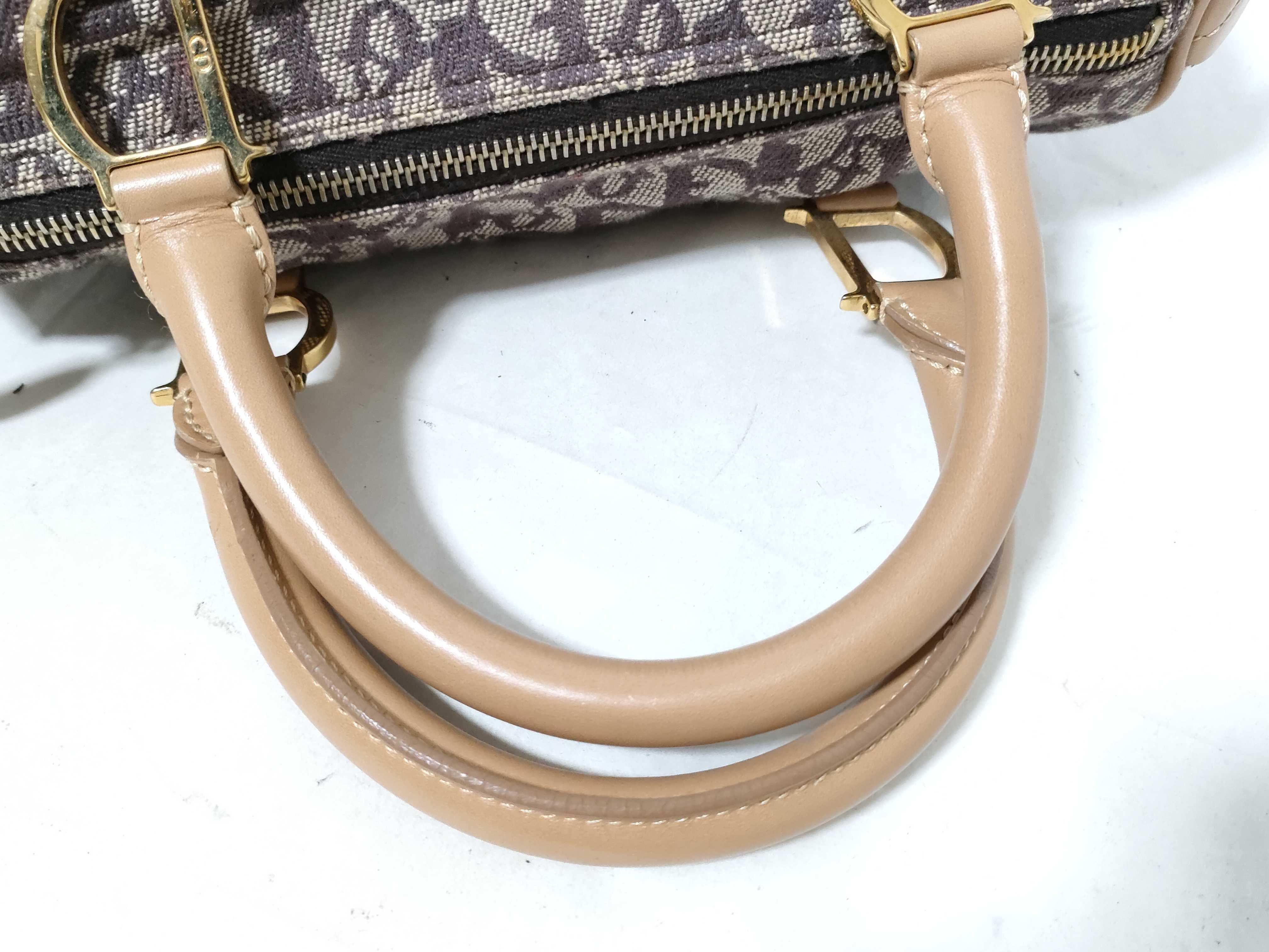 Trotter Dior Canvas Boston Bag — view 3