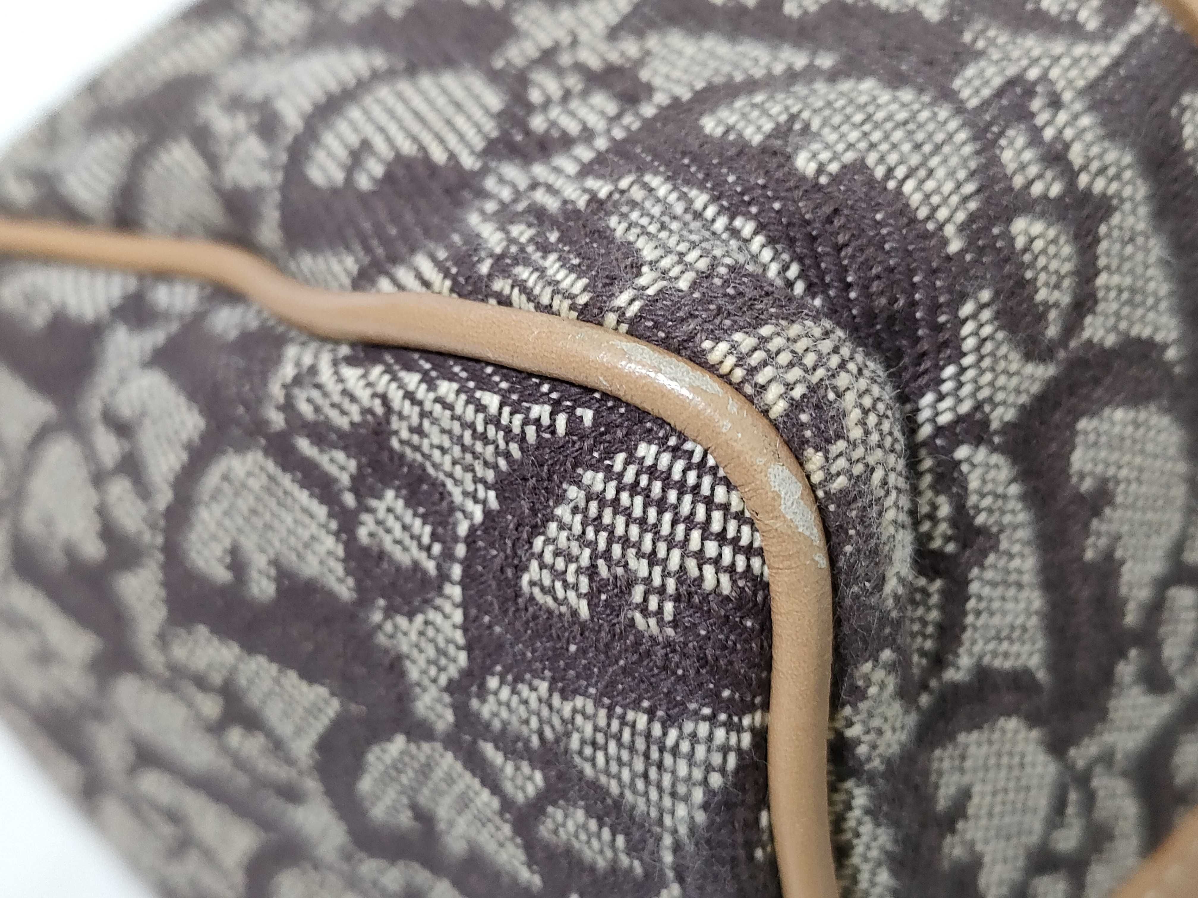 Trotter Dior Canvas Boston Bag — view 6