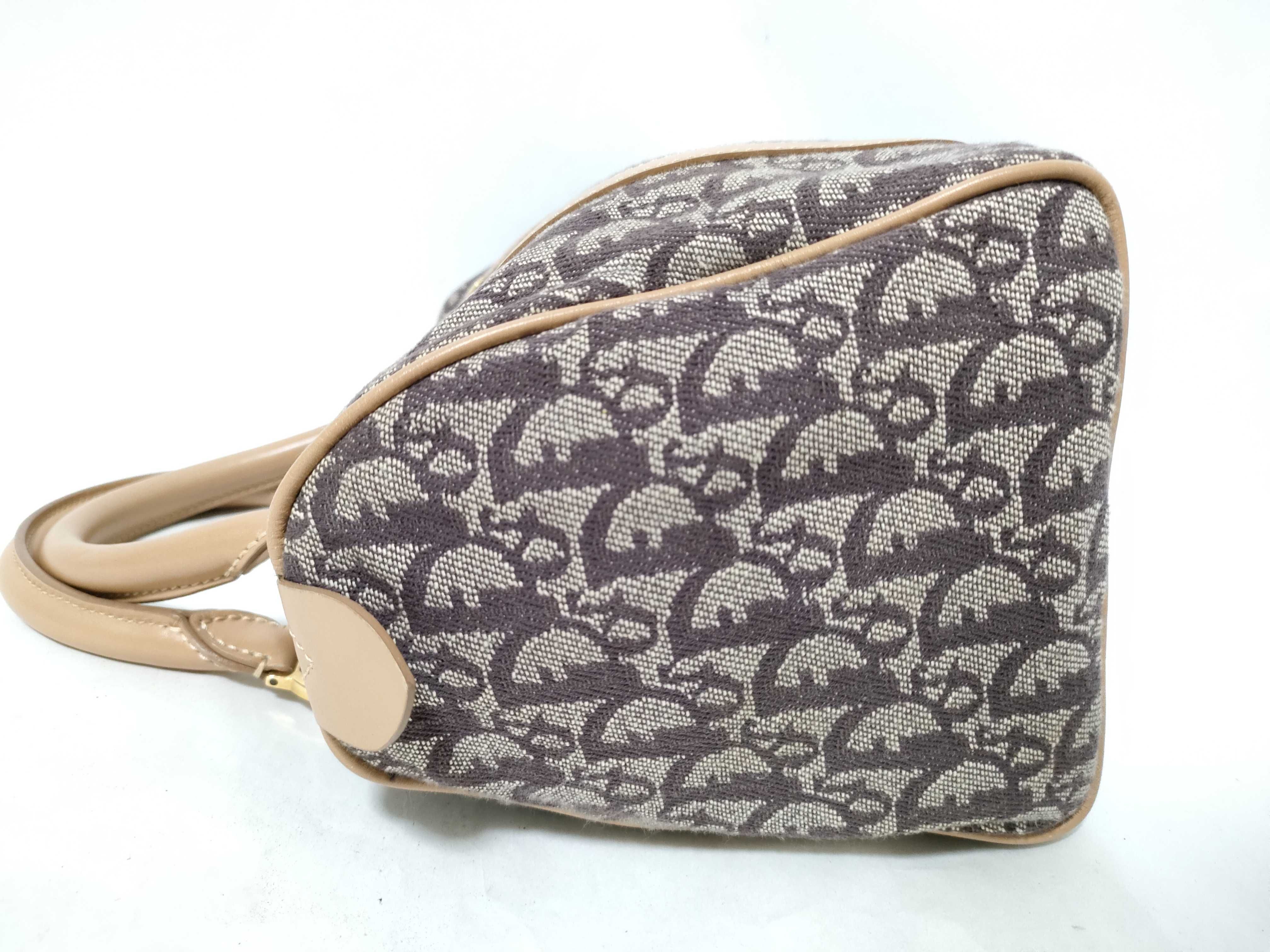 Trotter Dior Canvas Boston Bag — view 8