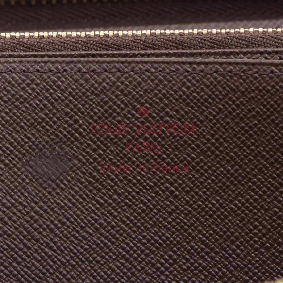 Damier Zippy Wallet N41661 Brown Round Zip Wallet RFID Reaction — view 11