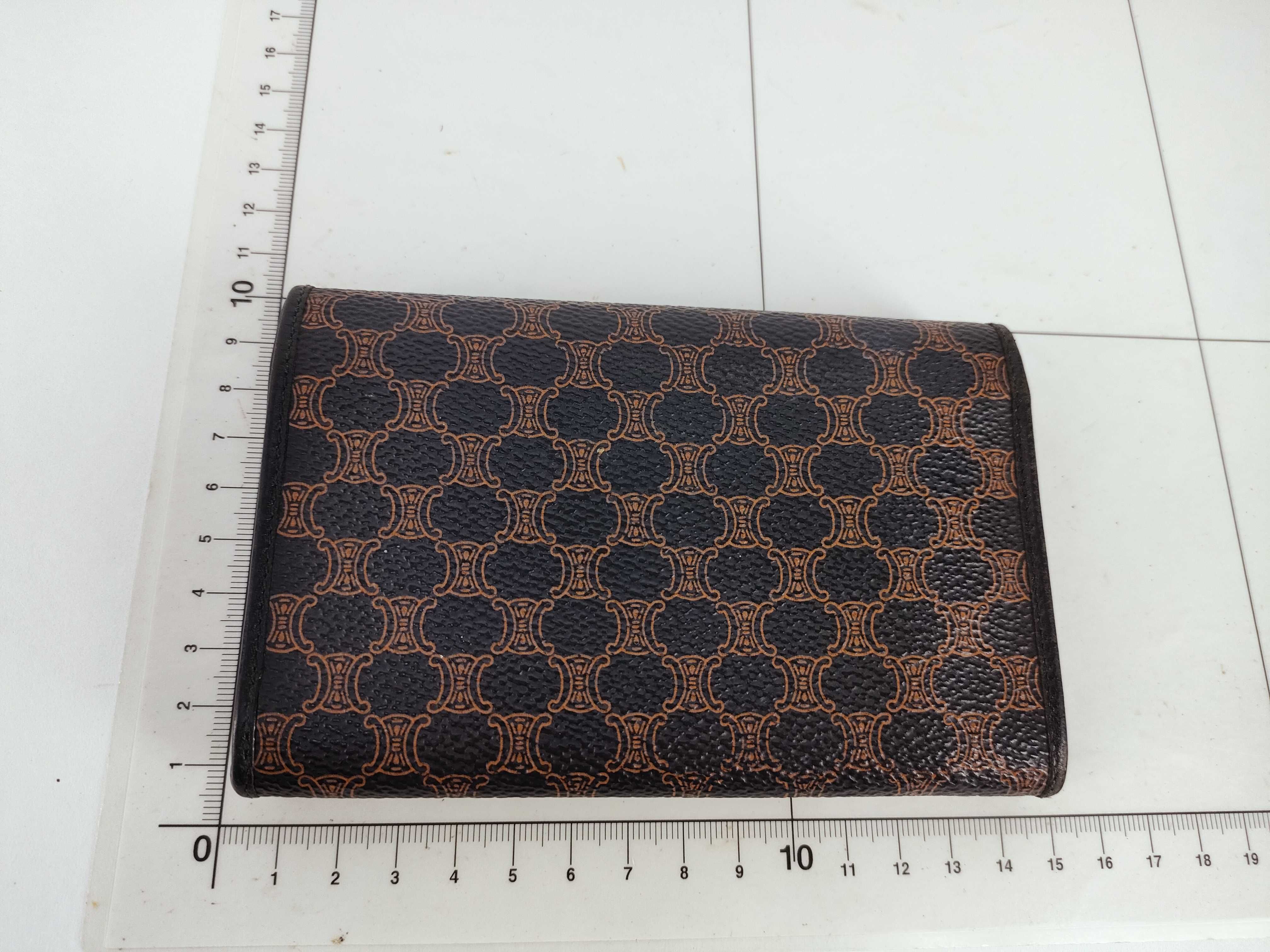Macadam pattern bi-fold compact wallet, black wallet — view 2