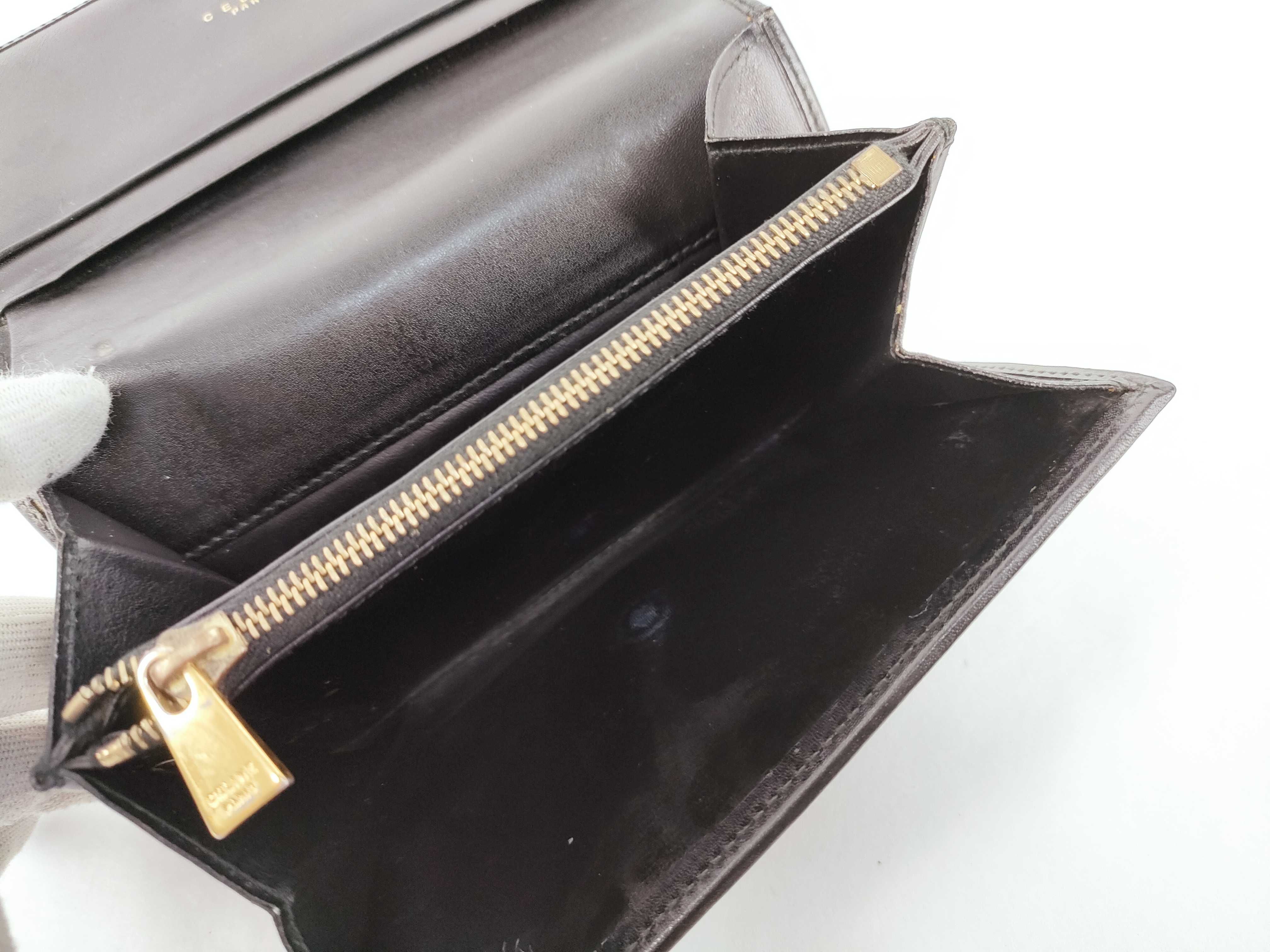 Macadam pattern bi-fold compact wallet, black wallet — view 11