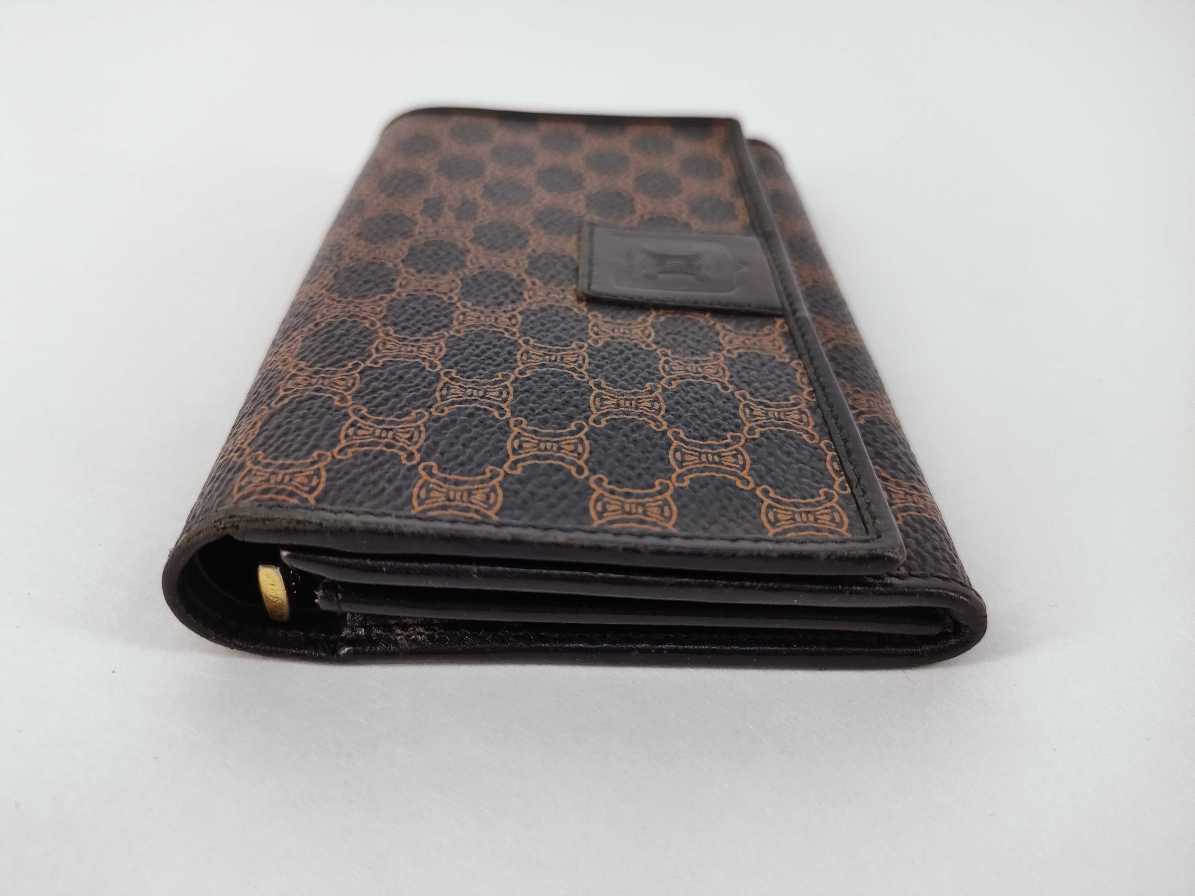 Macadam pattern bi-fold compact wallet, black wallet — view 4