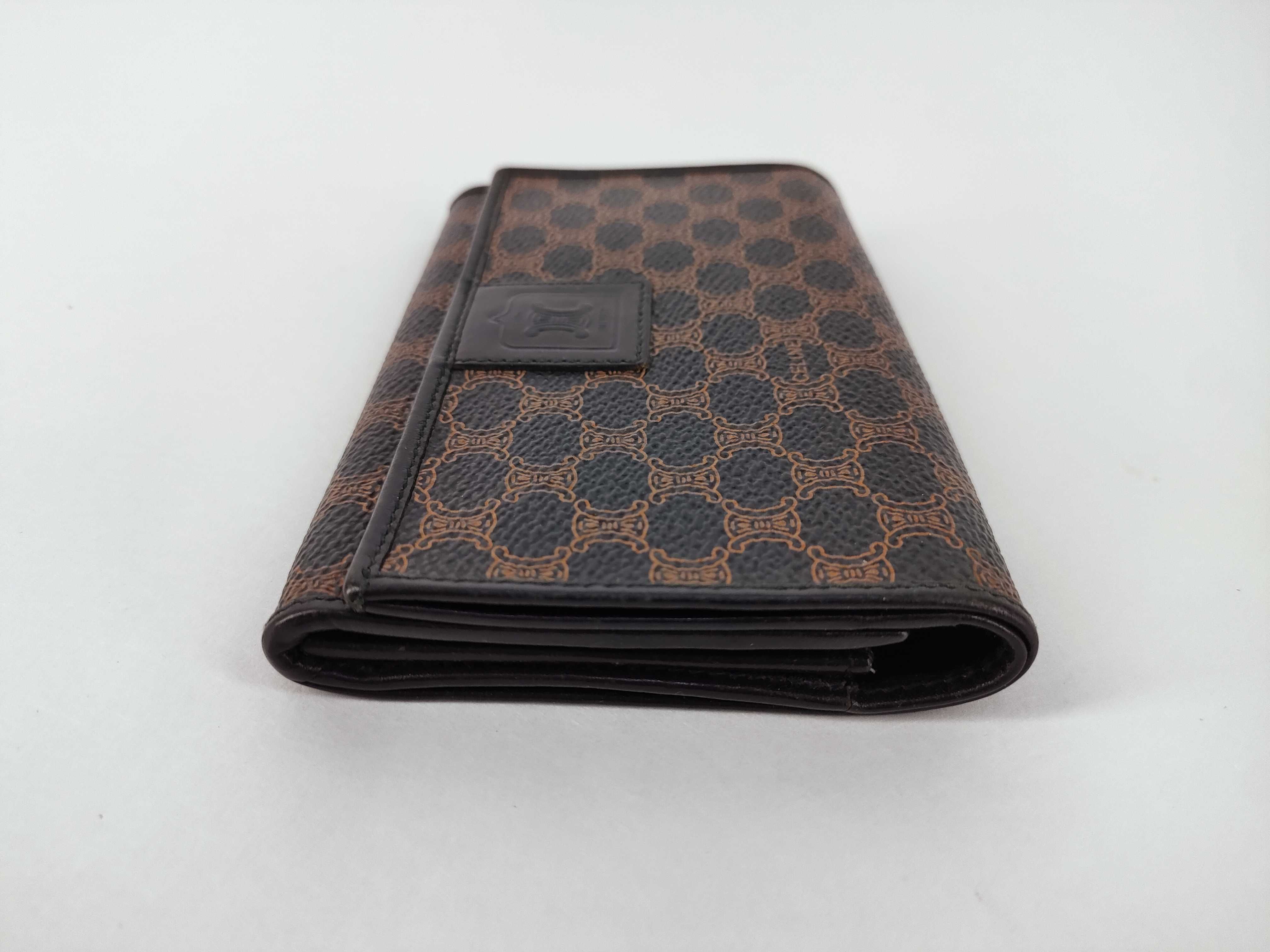 Macadam pattern bi-fold compact wallet, black wallet — view 6
