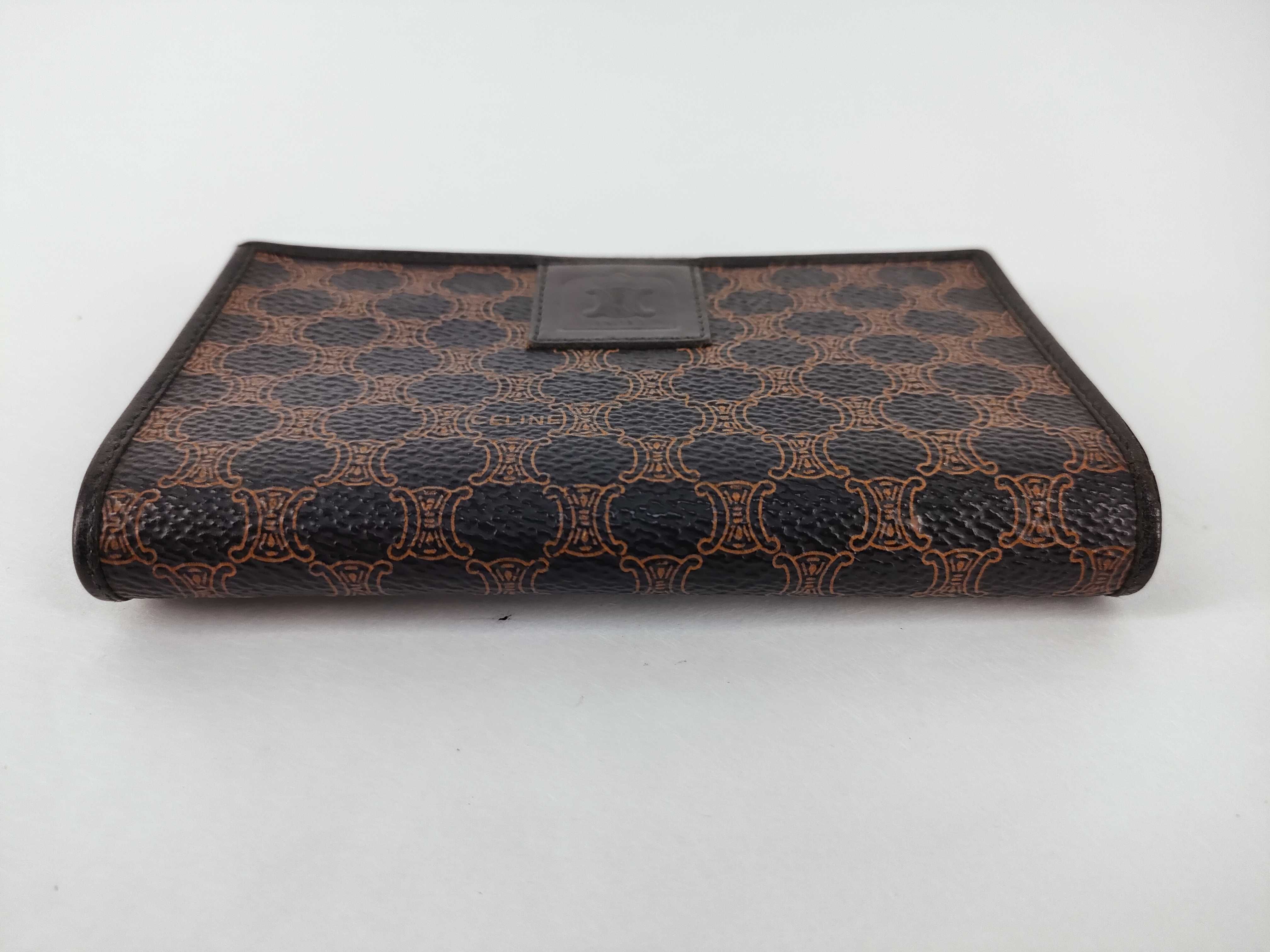 Macadam pattern bi-fold compact wallet, black wallet — view 7