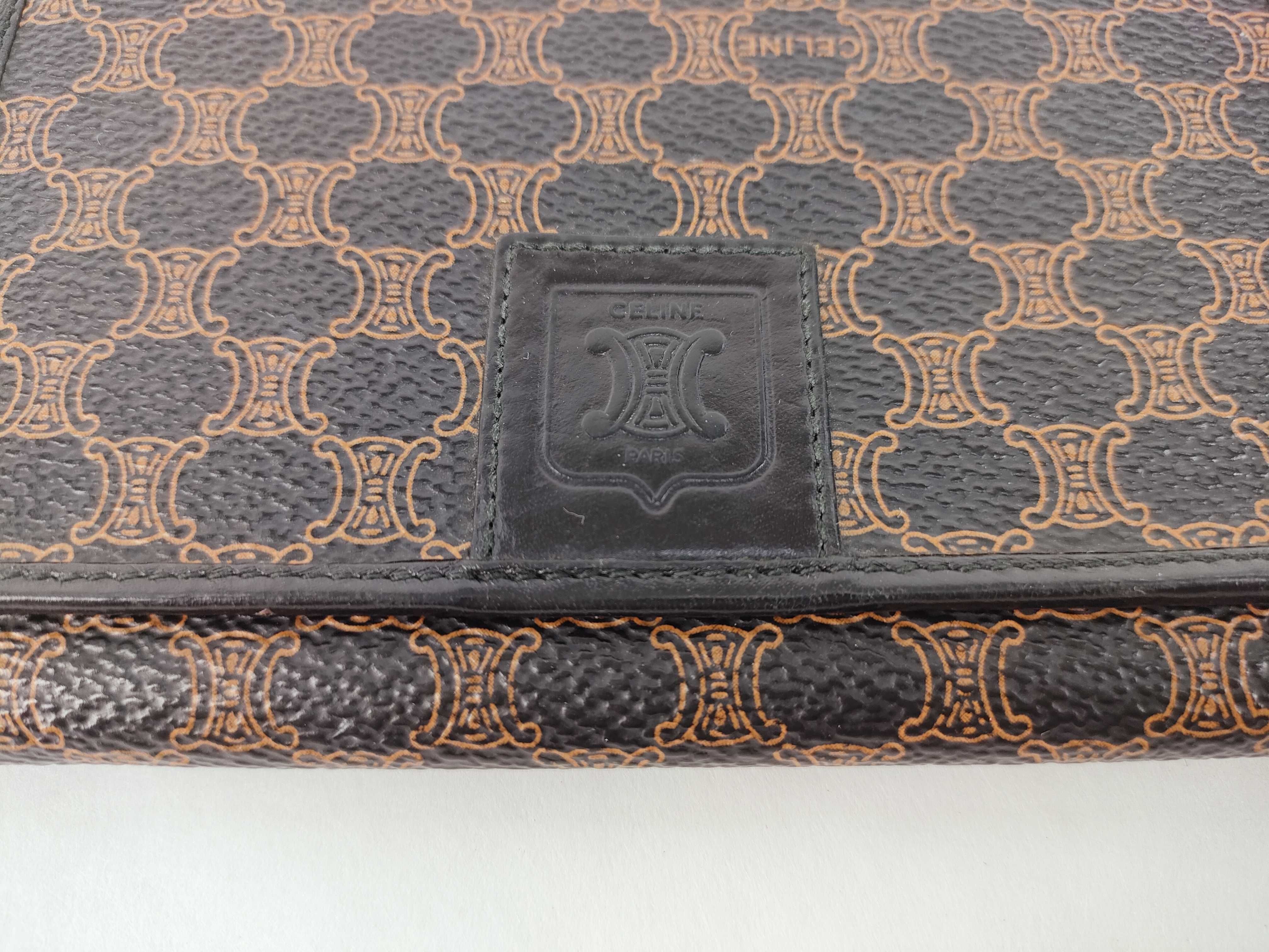 Macadam pattern bi-fold compact wallet, black wallet — view 8