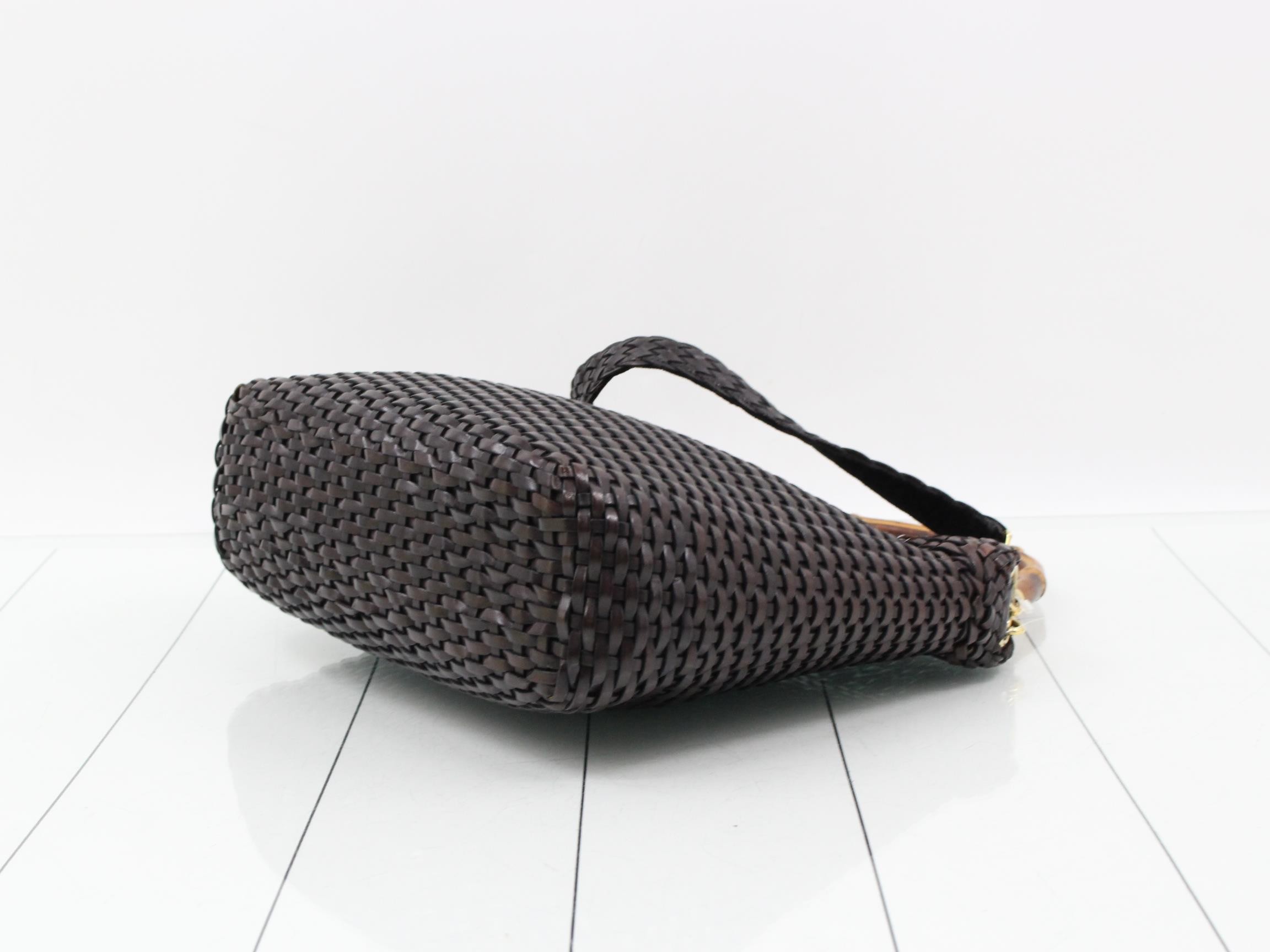 woven bamboo 2-way bag — view 6