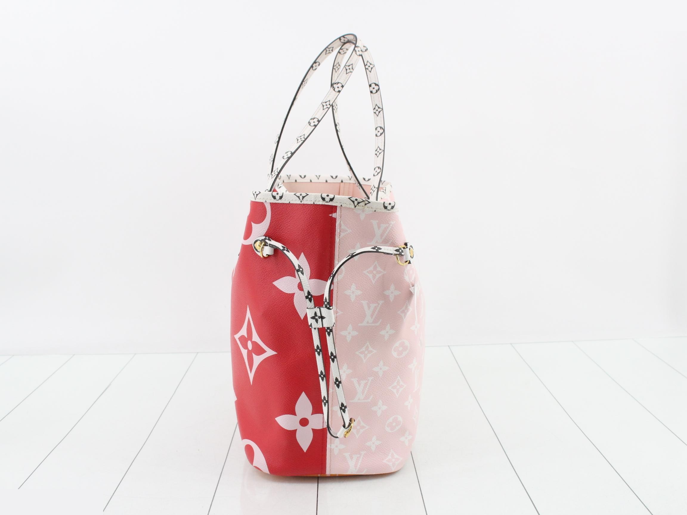 Monogram Giant Neverfull MM Tote Bag with Pouch — view 3