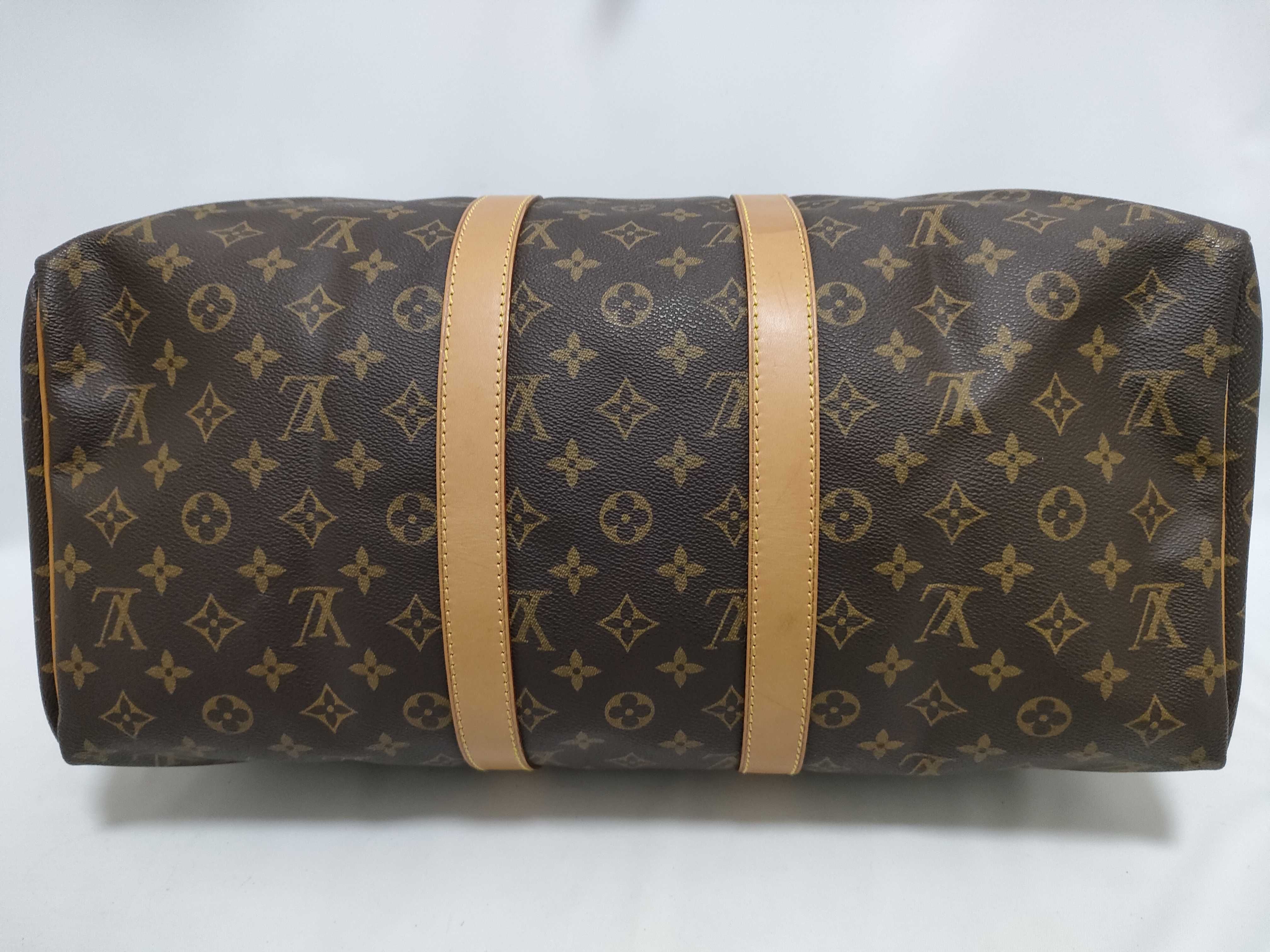 Monogram M41428 Monogram Keepall 45 Boston Bag (Signed) — view 8