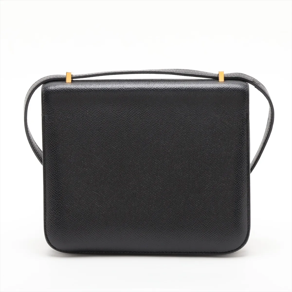 [Individually packaged] Hermes Constance 3 Mini 18, Veau Epsom leather, black, gold hardware, faint engraving. — view 2