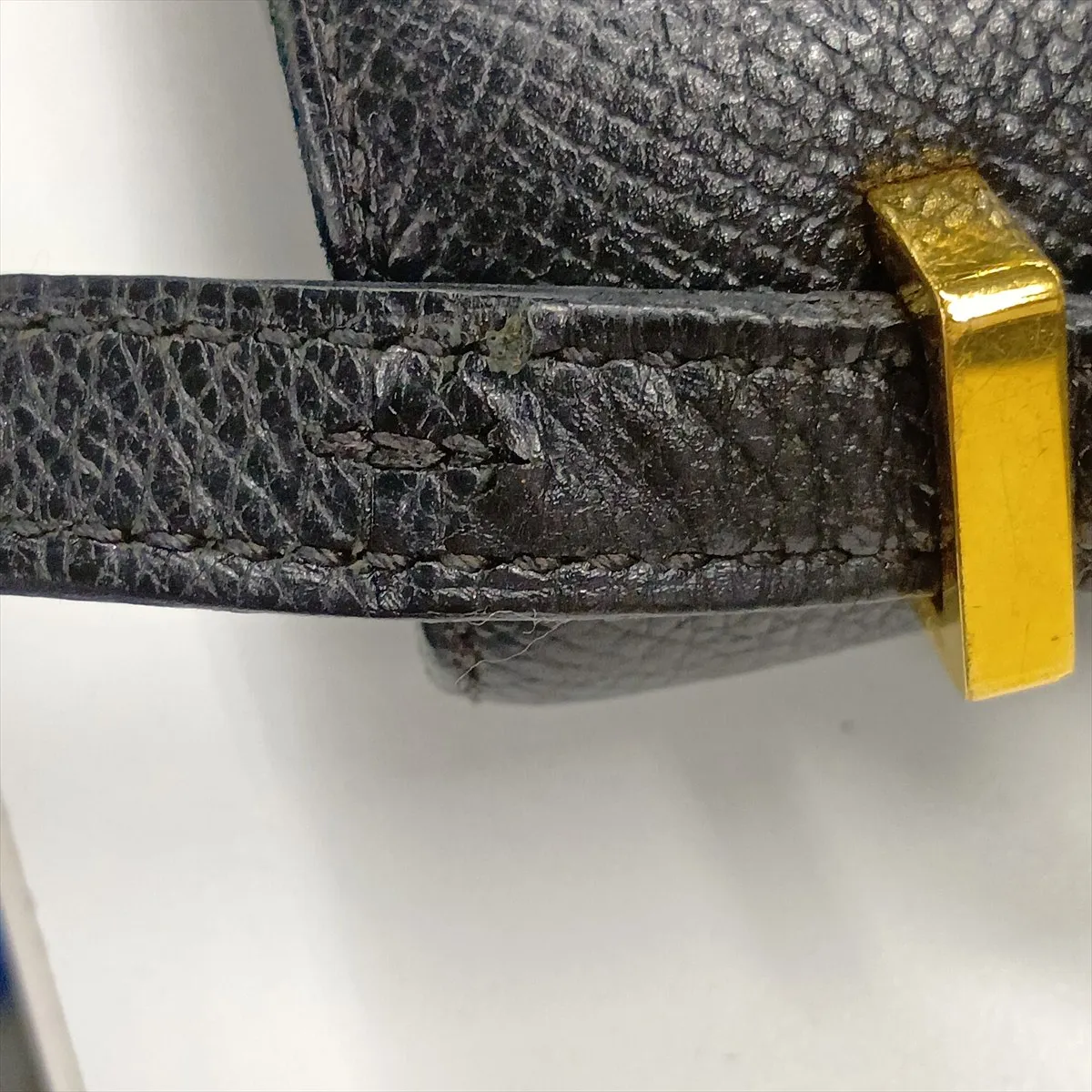 [Individually packaged] Hermes Constance 3 Mini 18, Veau Epsom leather, black, gold hardware, faint engraving. — view 12