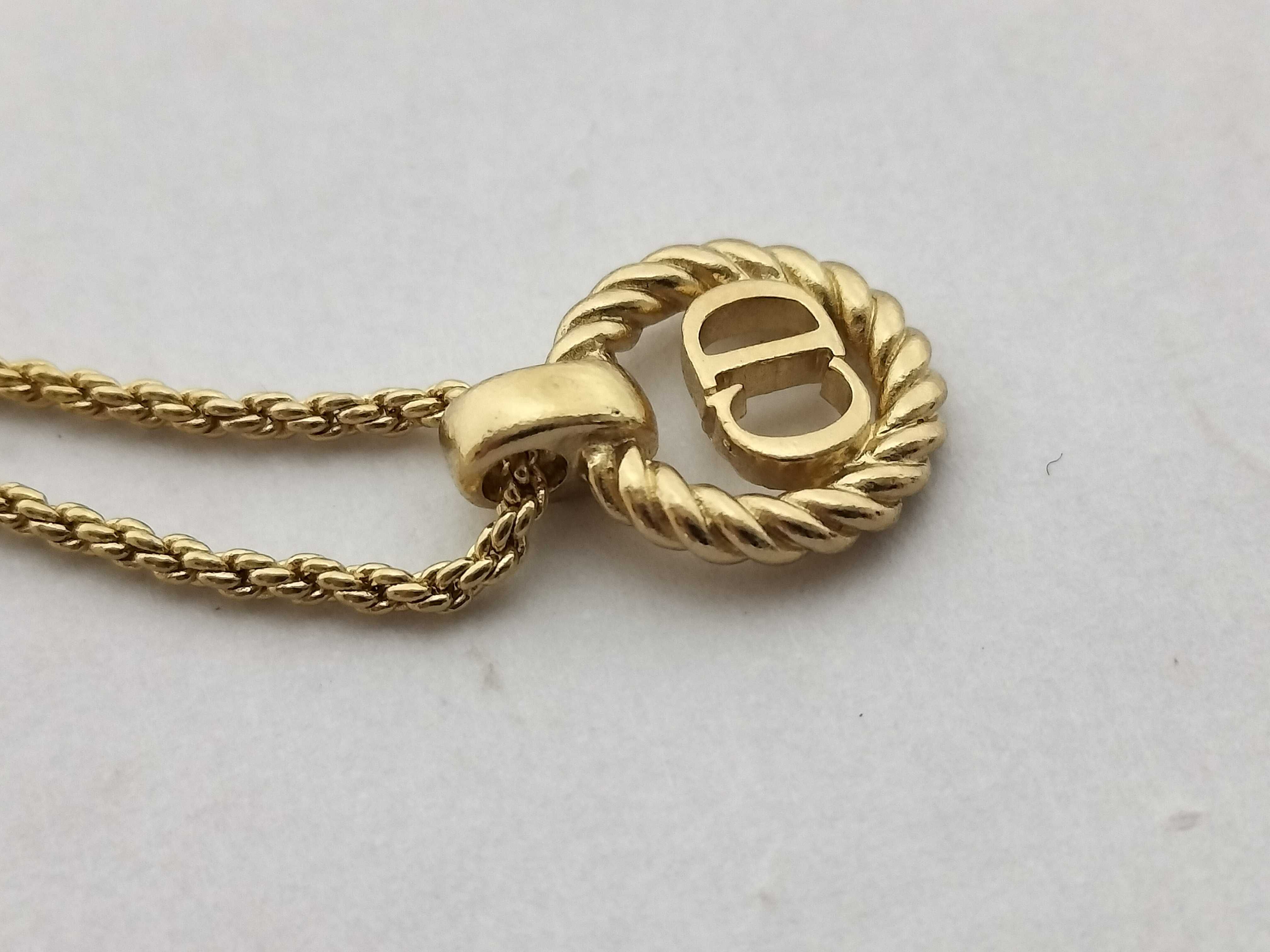 Circle CD Logo Necklace — view 8