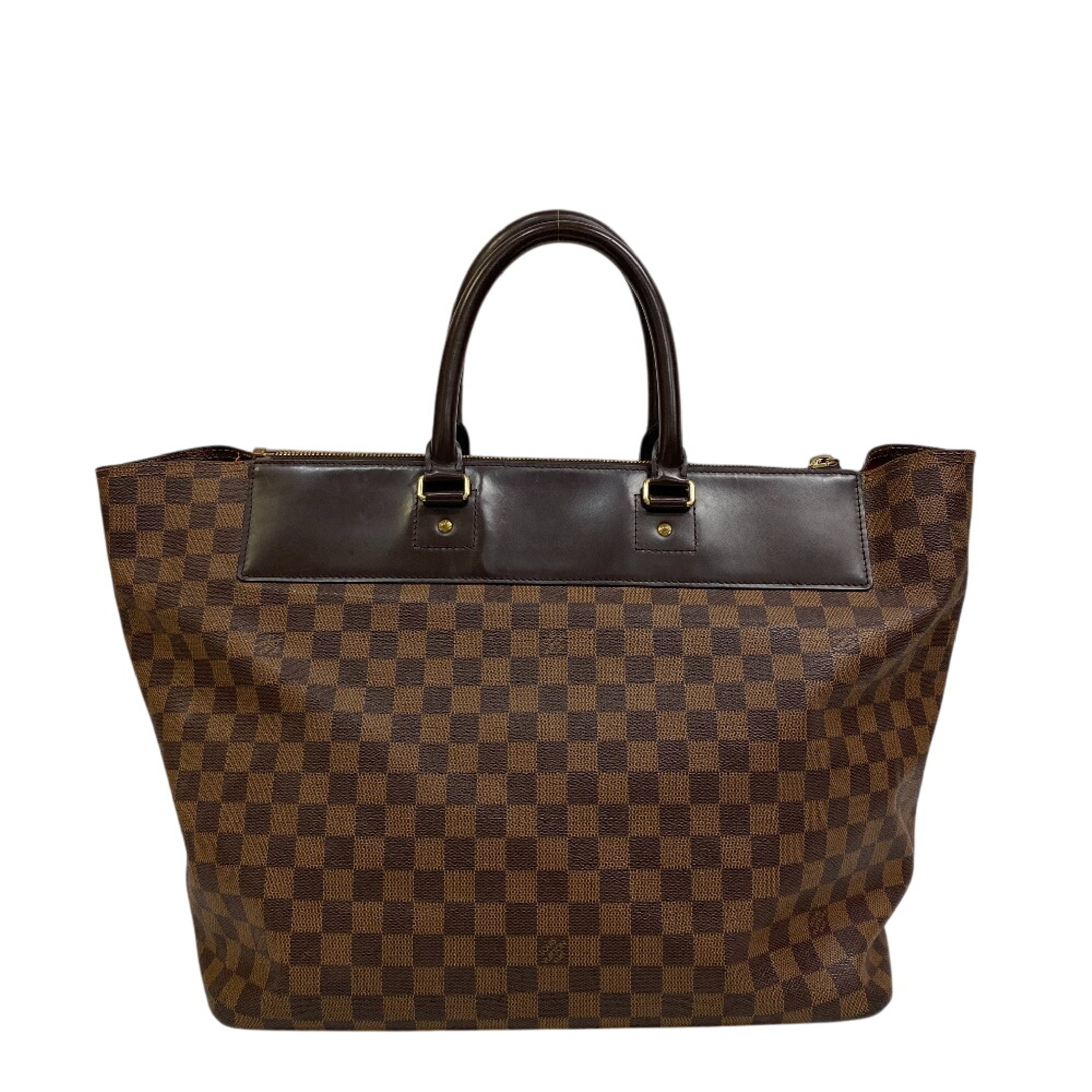 【Louis Vuitton】 N41163 Neo Greenwich Damier Pattern Handbag Leather Unisex Tote Bag