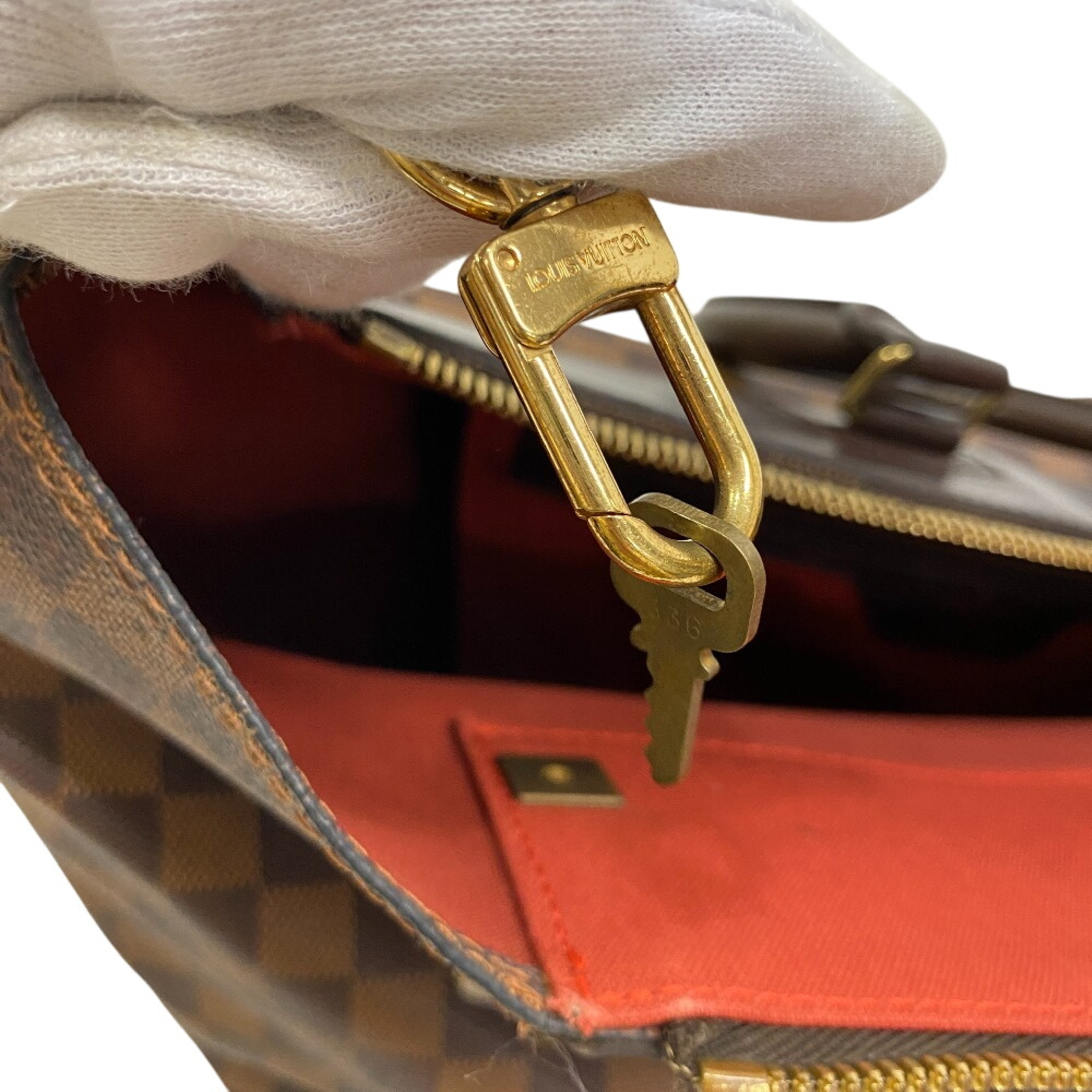 【Louis Vuitton】 N41163 Neo Greenwich Damier Pattern Handbag Leather Unisex Tote Bag — view 10