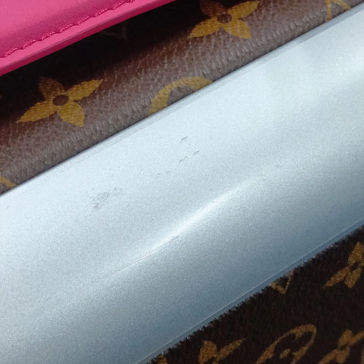[Individually packaged] Louis Vuitton Monogram Macassar Horizon 55 M12612 Brown x Pink, PIN code 505, RFID responsive. — view 14